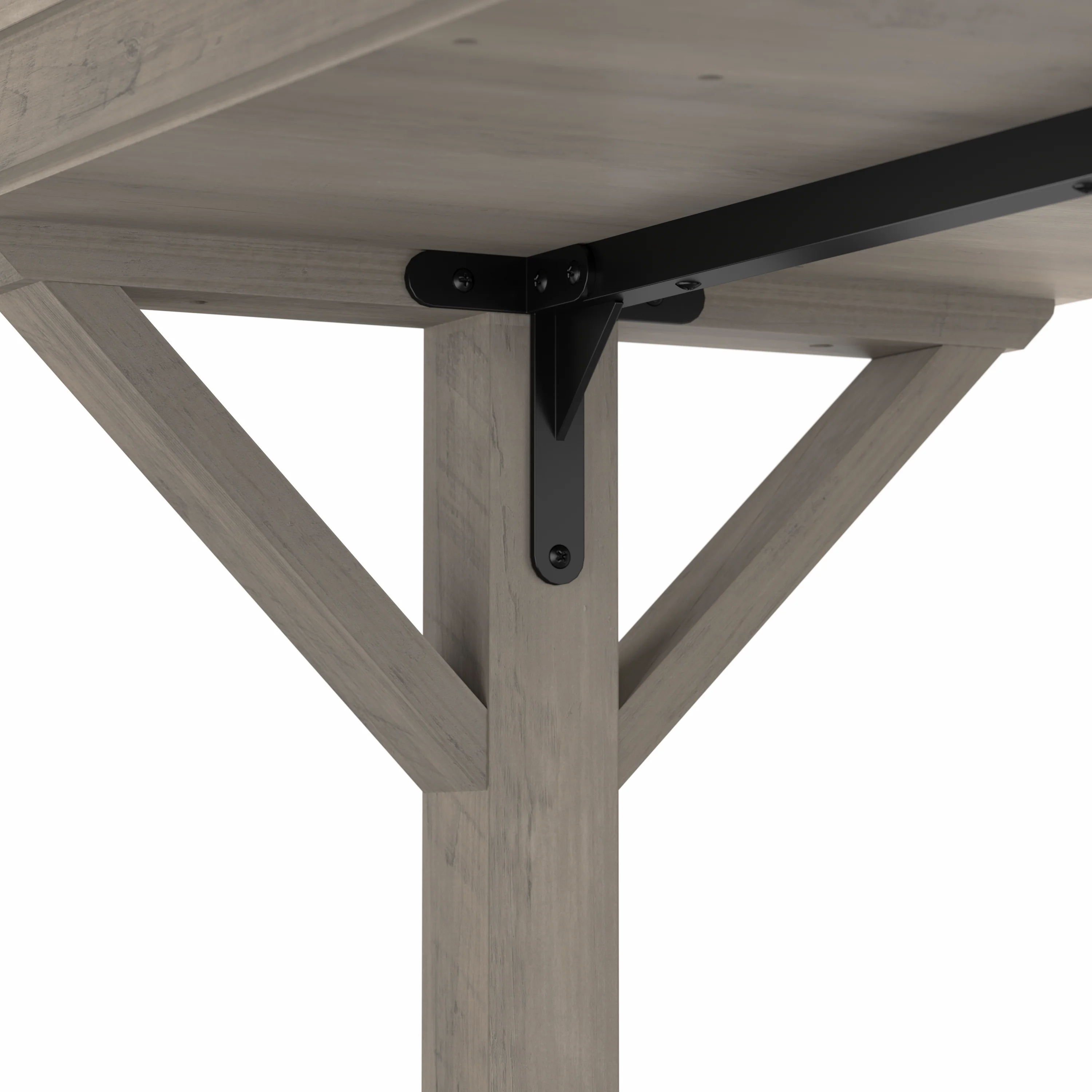 Homestead 60W Farmhouse L Shaped Desk