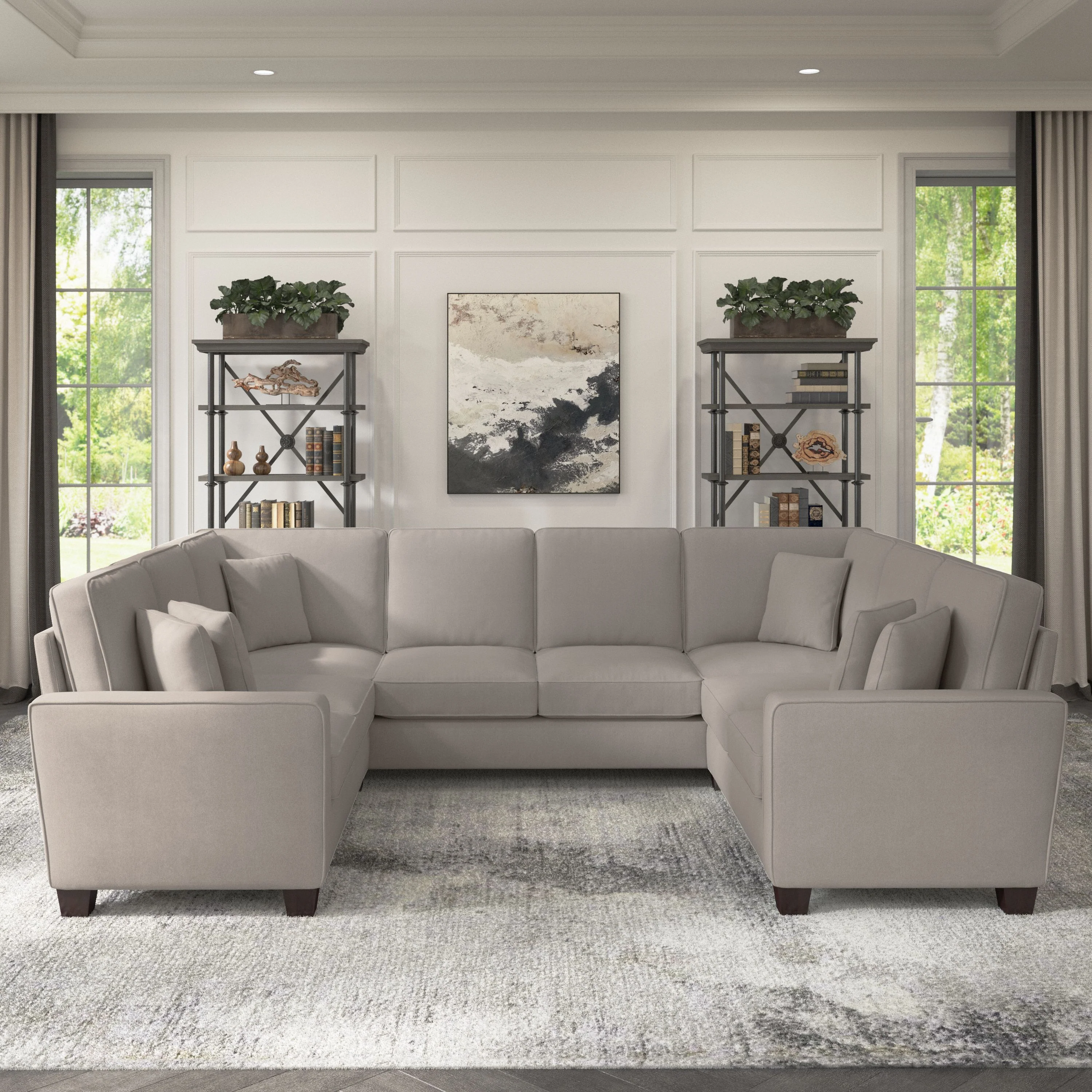 Stockton 113W U Shaped Sectional Couch