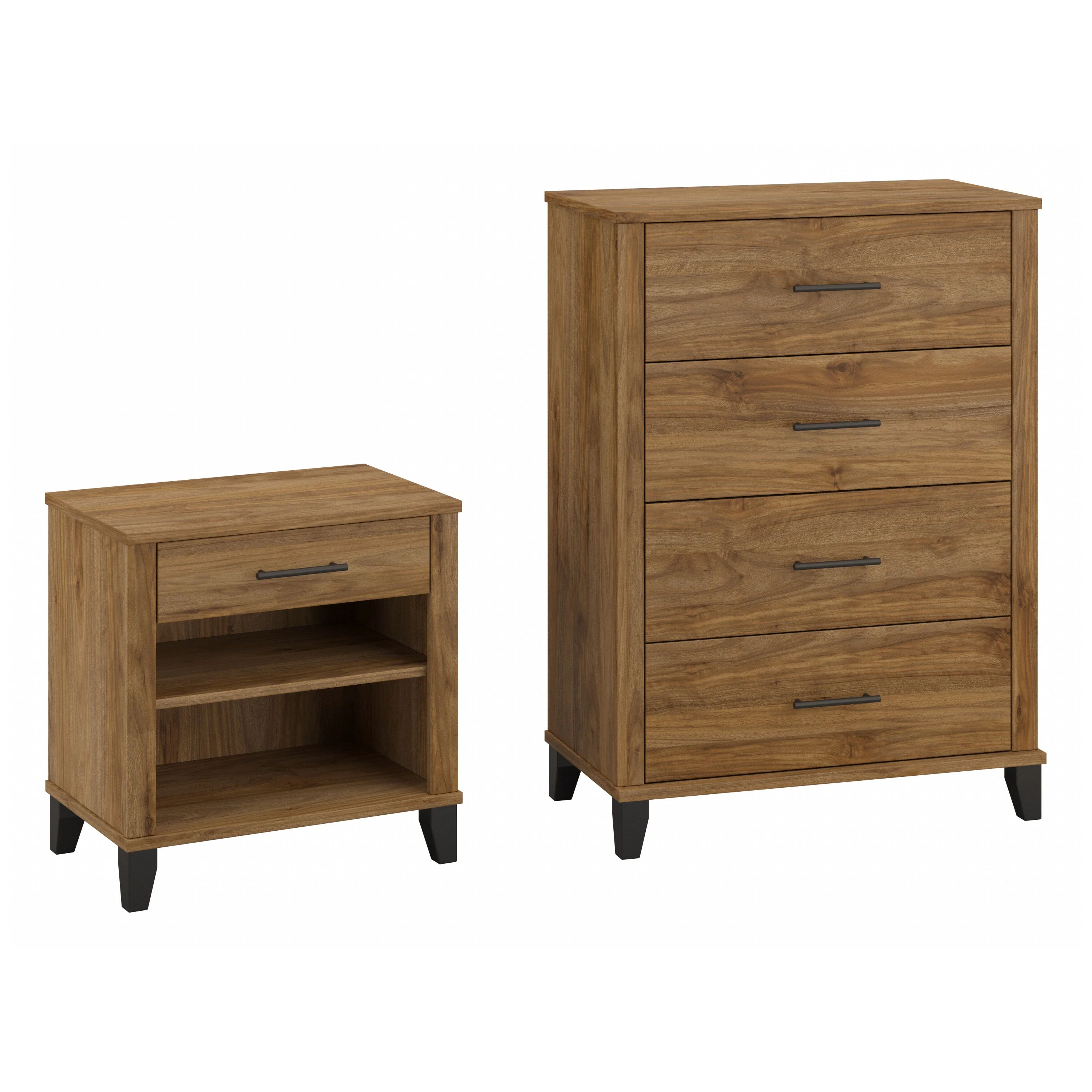 Somerset Chest of Drawers and Nightstand Set