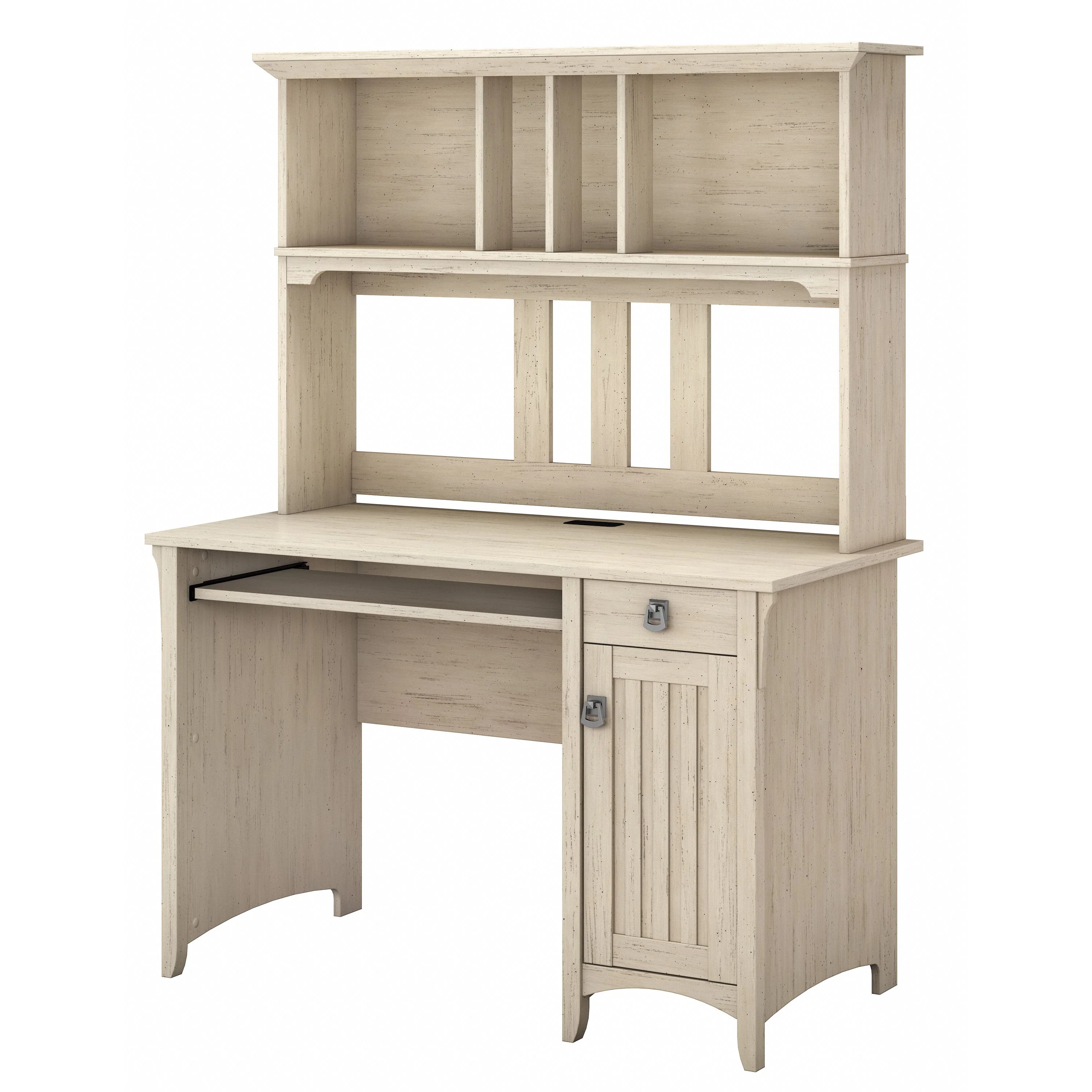 Salinas Small Computer Desk with Hutch
