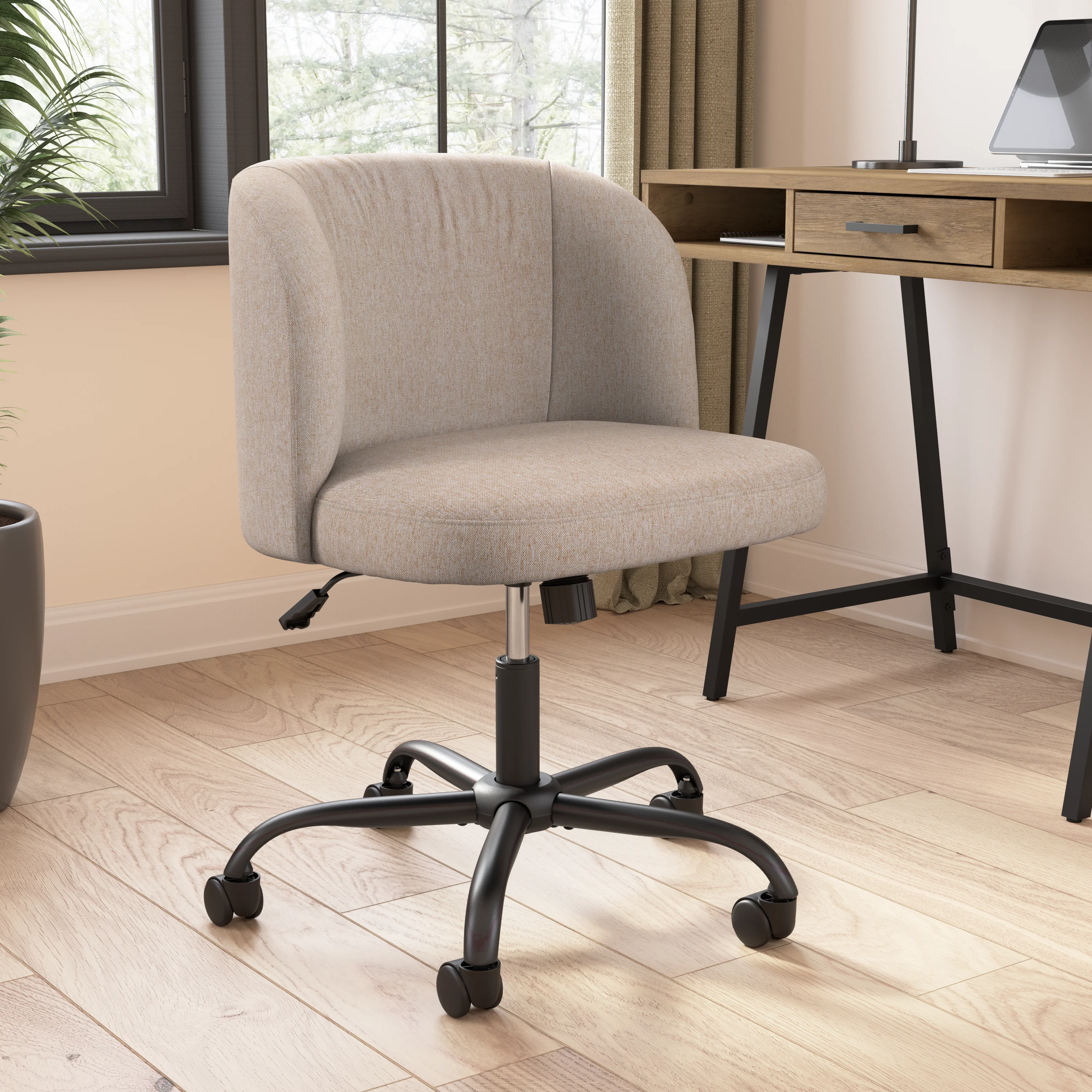 Pembroke Armless Desk Chair for Home Office