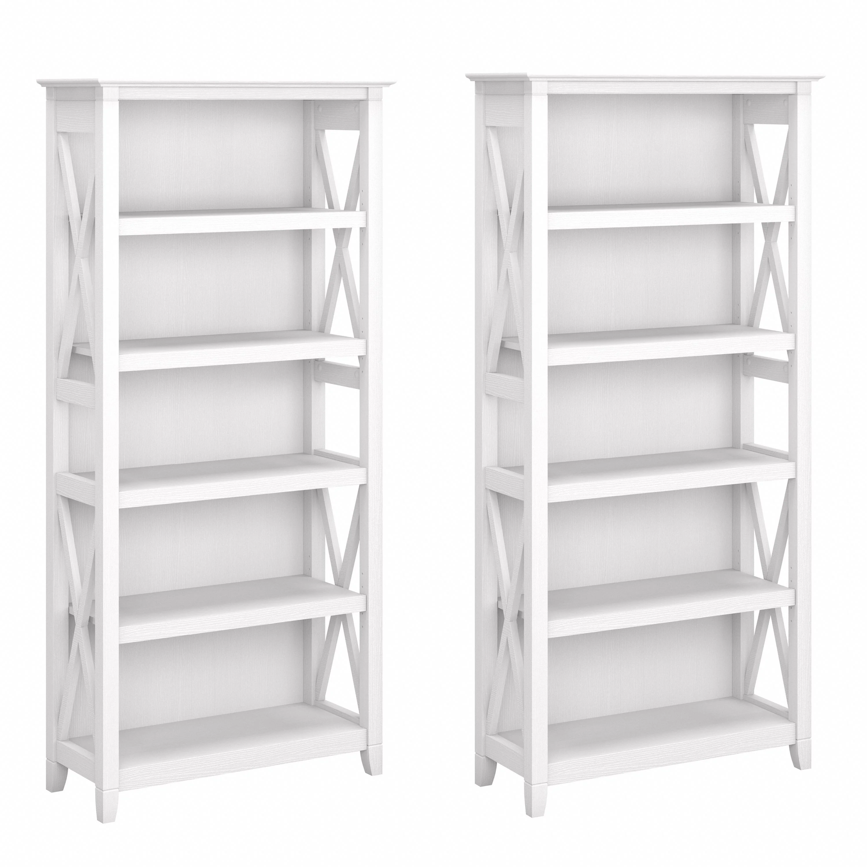 Key West 5 Shelf Bookcase Set