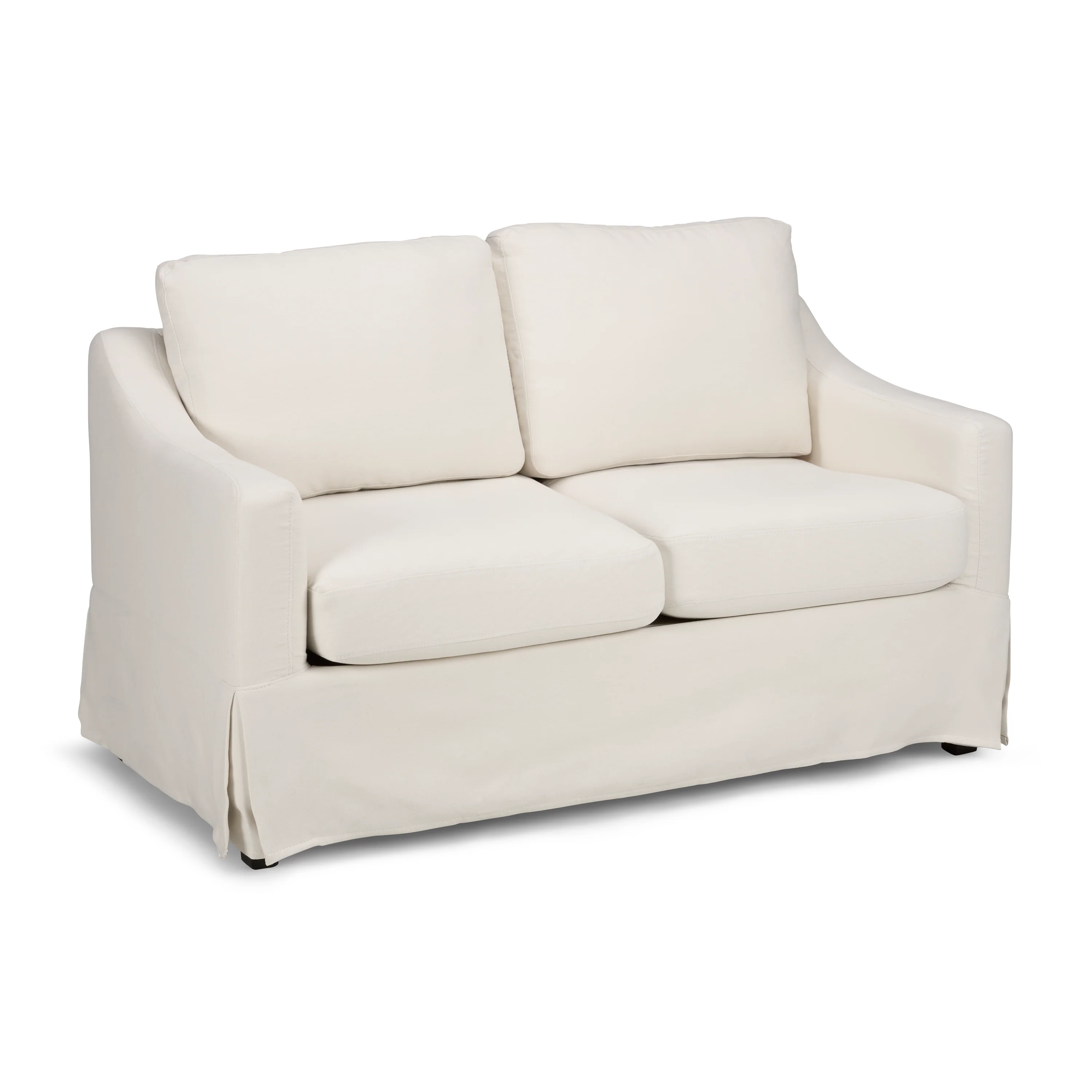 Bush Home Harper 57W Loveseat with Slipcover