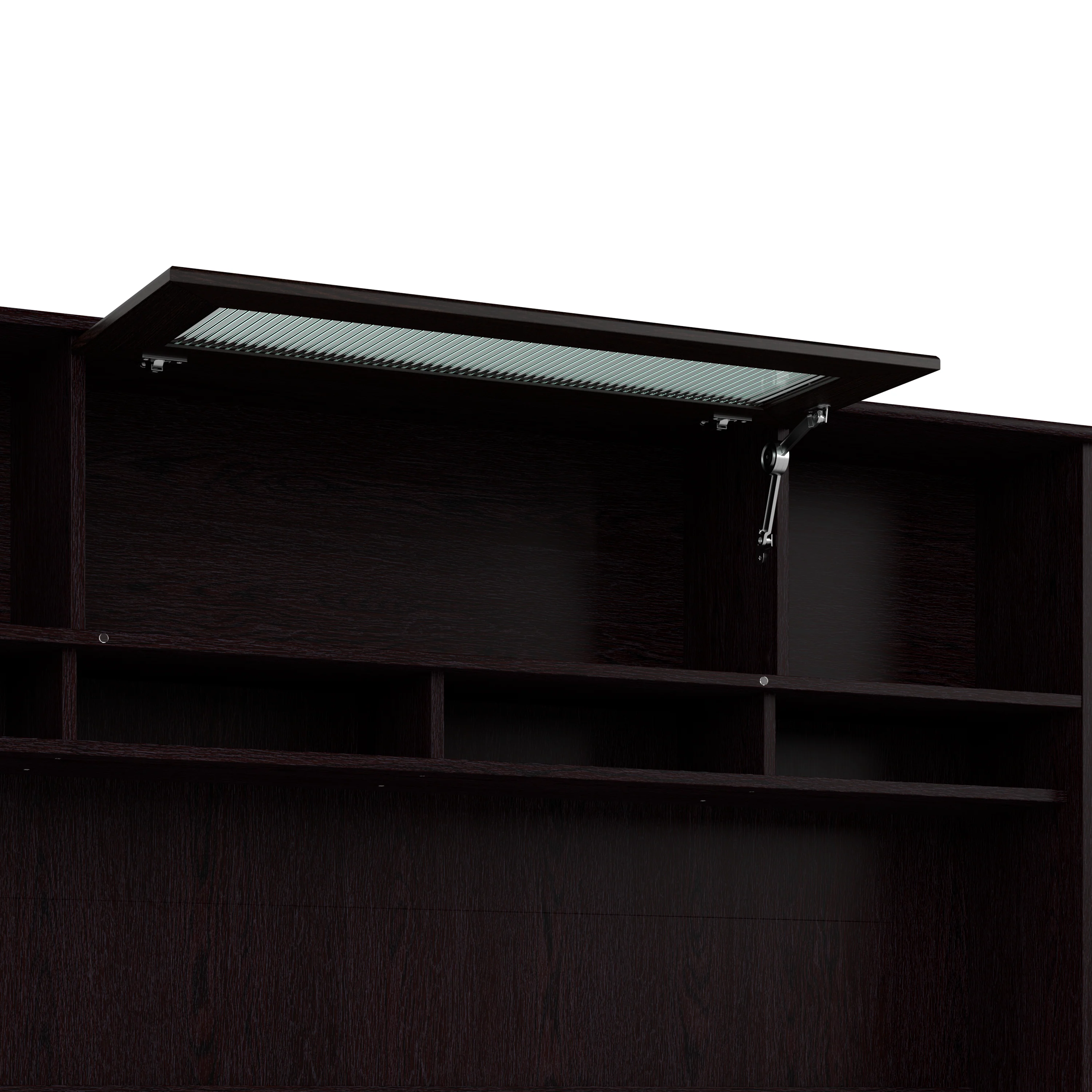 Cabot 72W L Shaped Computer Desk with Hutch and Drawers