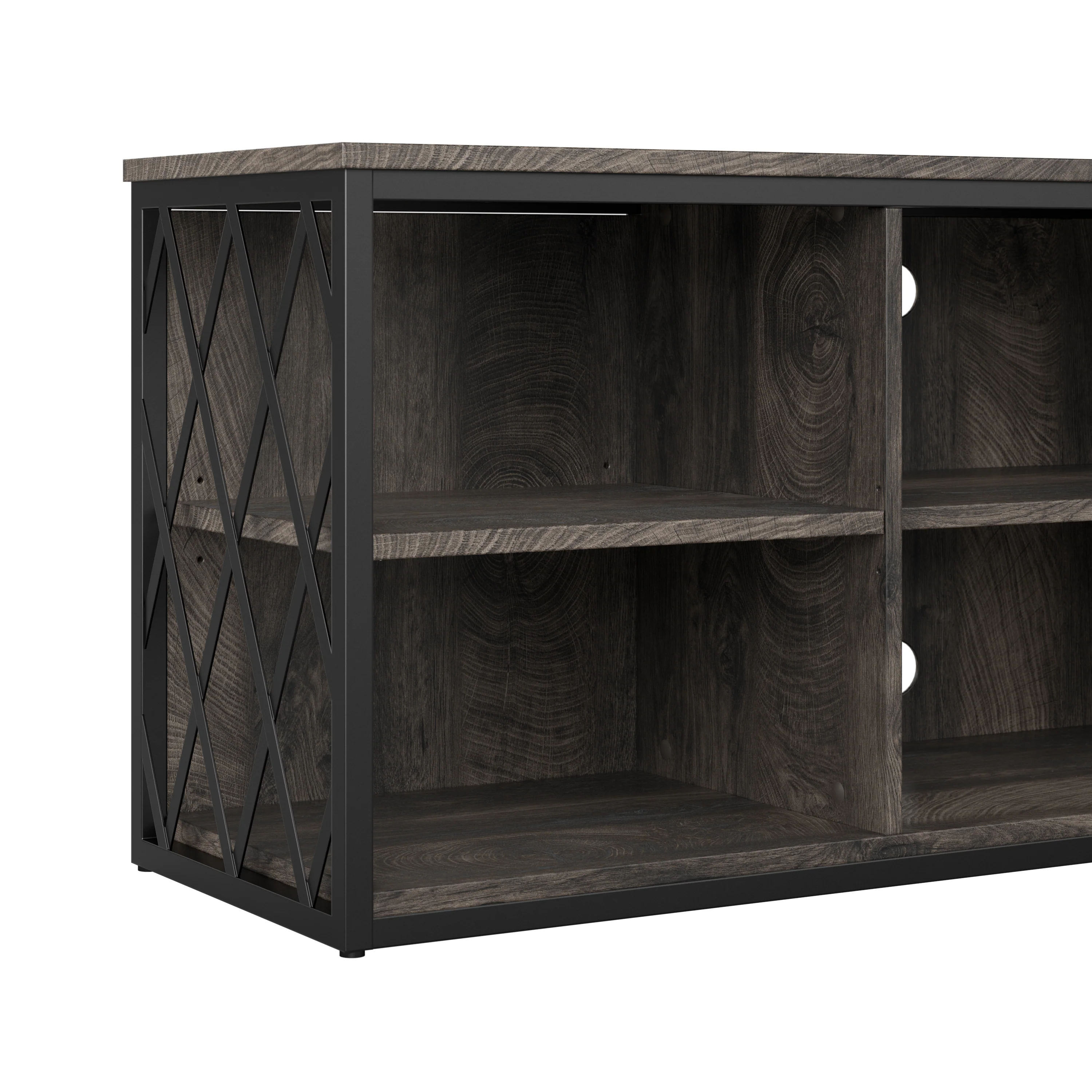 City Park 60W Industrial TV Stand for 70 Inch TV