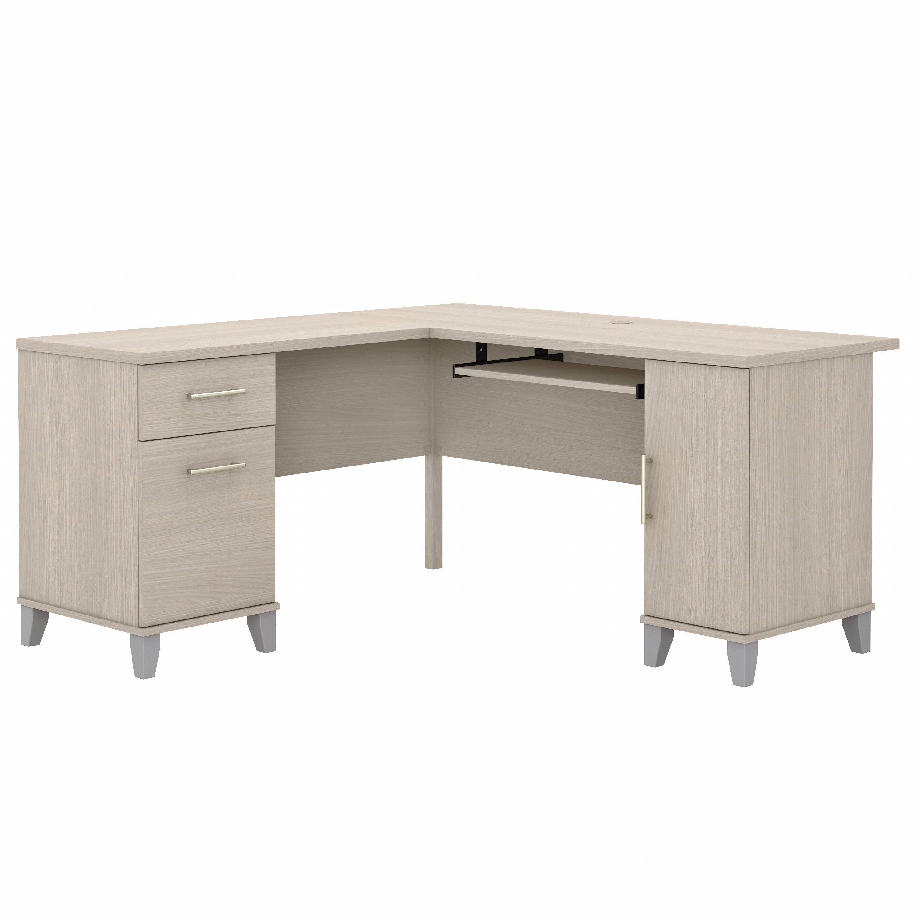 Somerset 60W L Shaped Desk with Storage