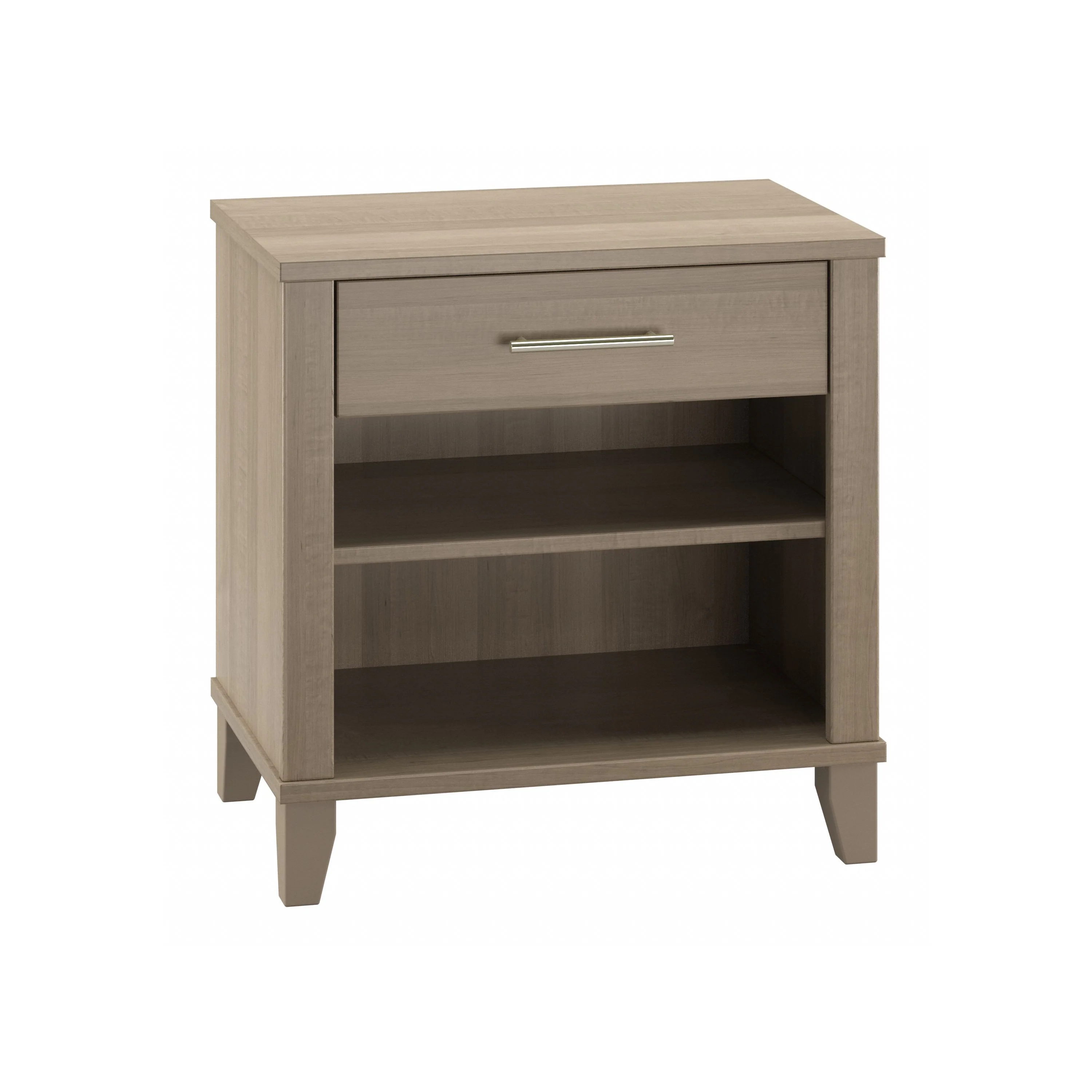 Somerset Nightstand with Drawer and Shelves