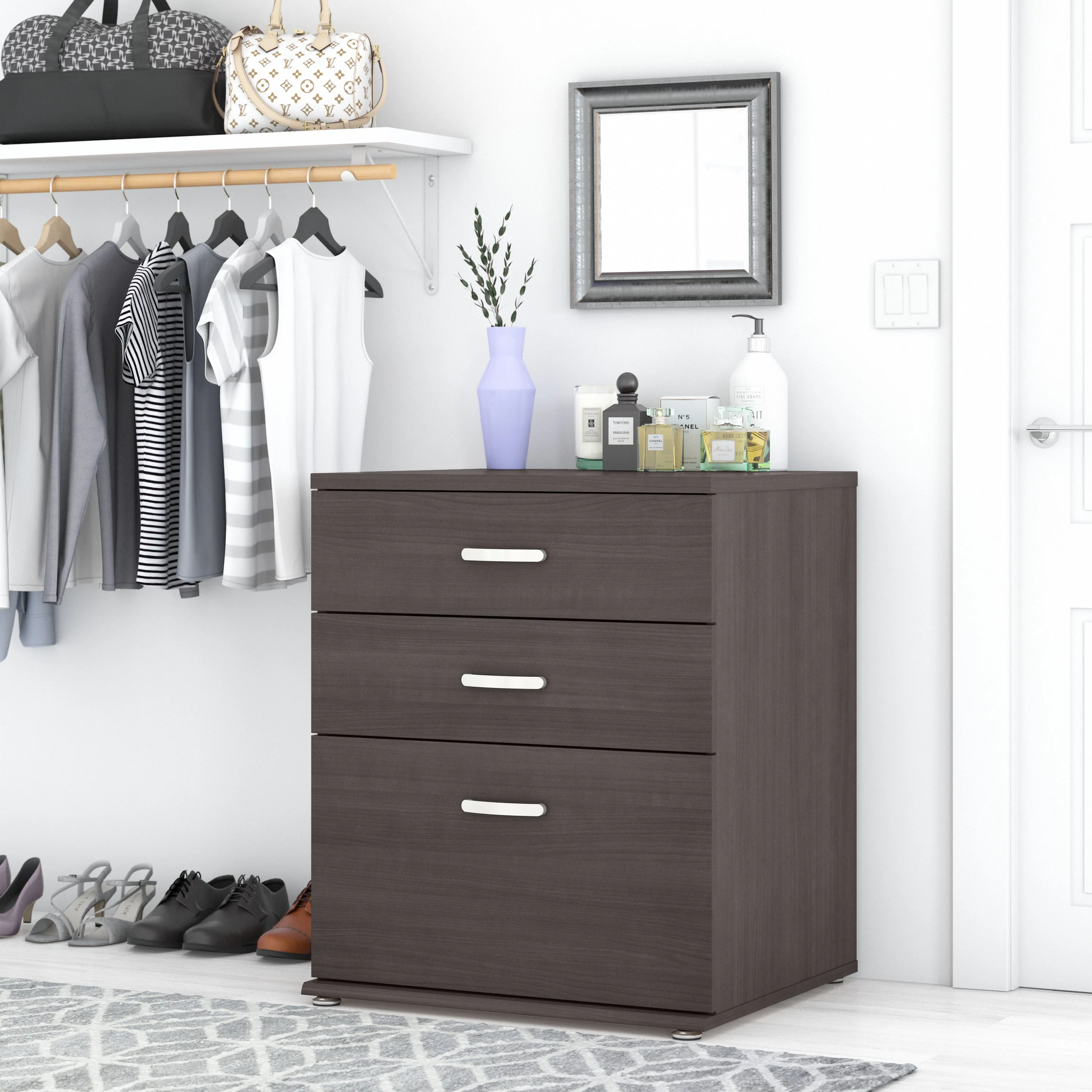 Universal Closet Organizer with Drawers