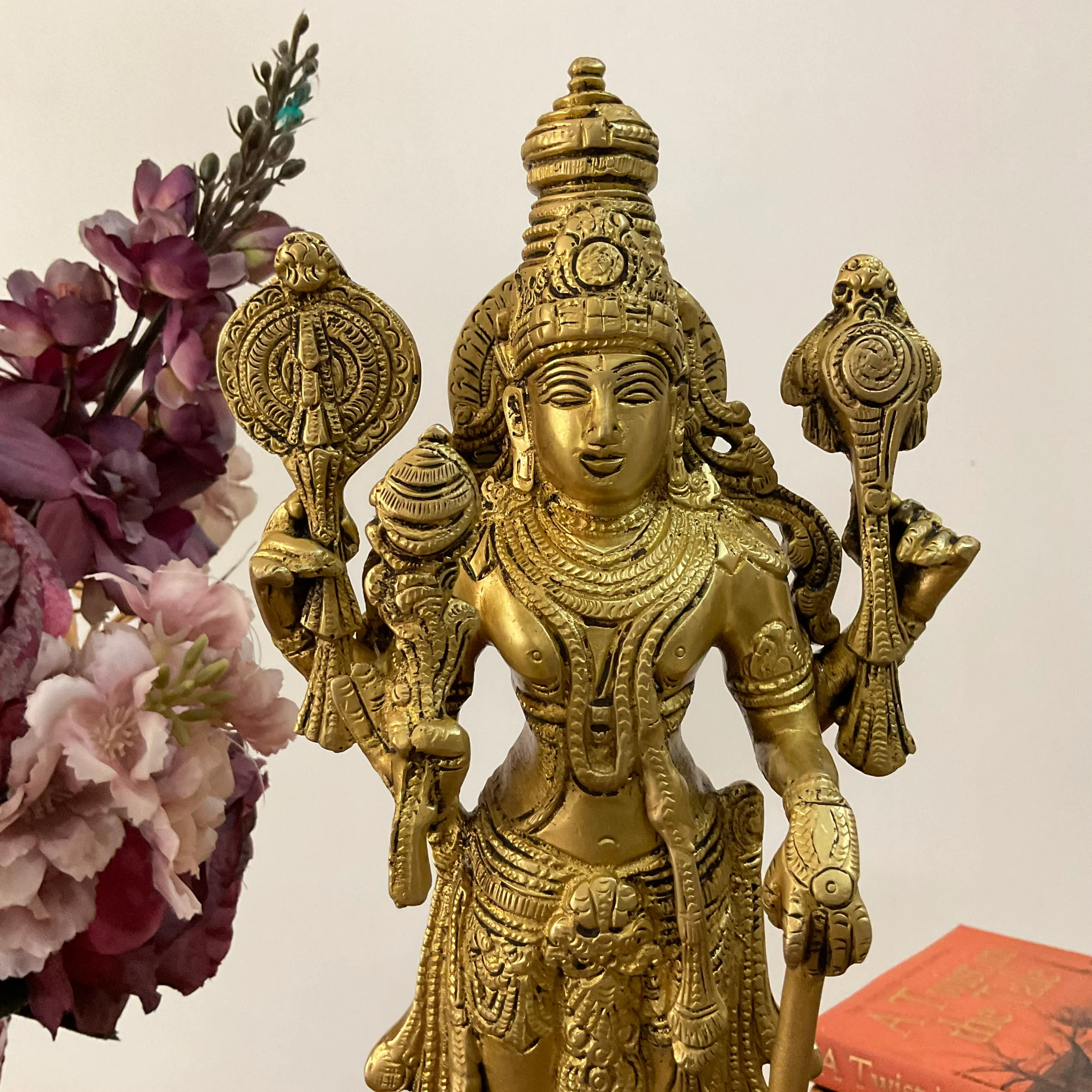 Satyanarayan Brass Idol, Lord Vishnu Pooja Murti