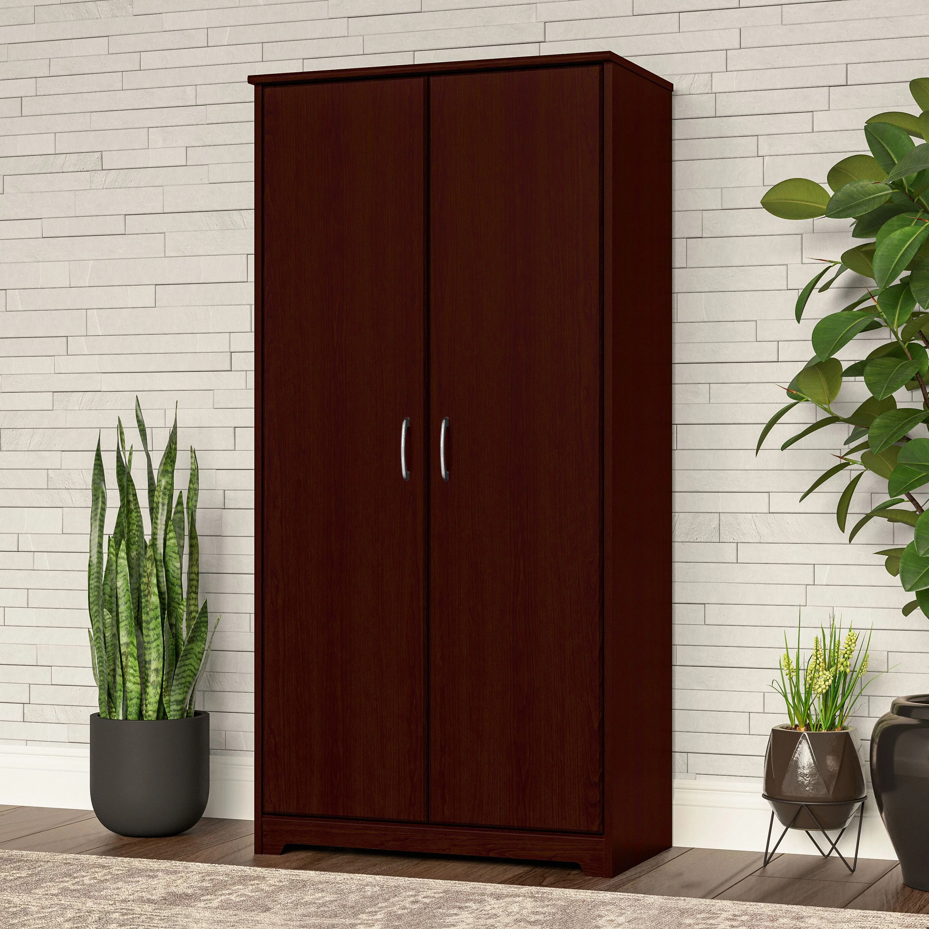 Cabot Tall Storage Cabinet with Doors