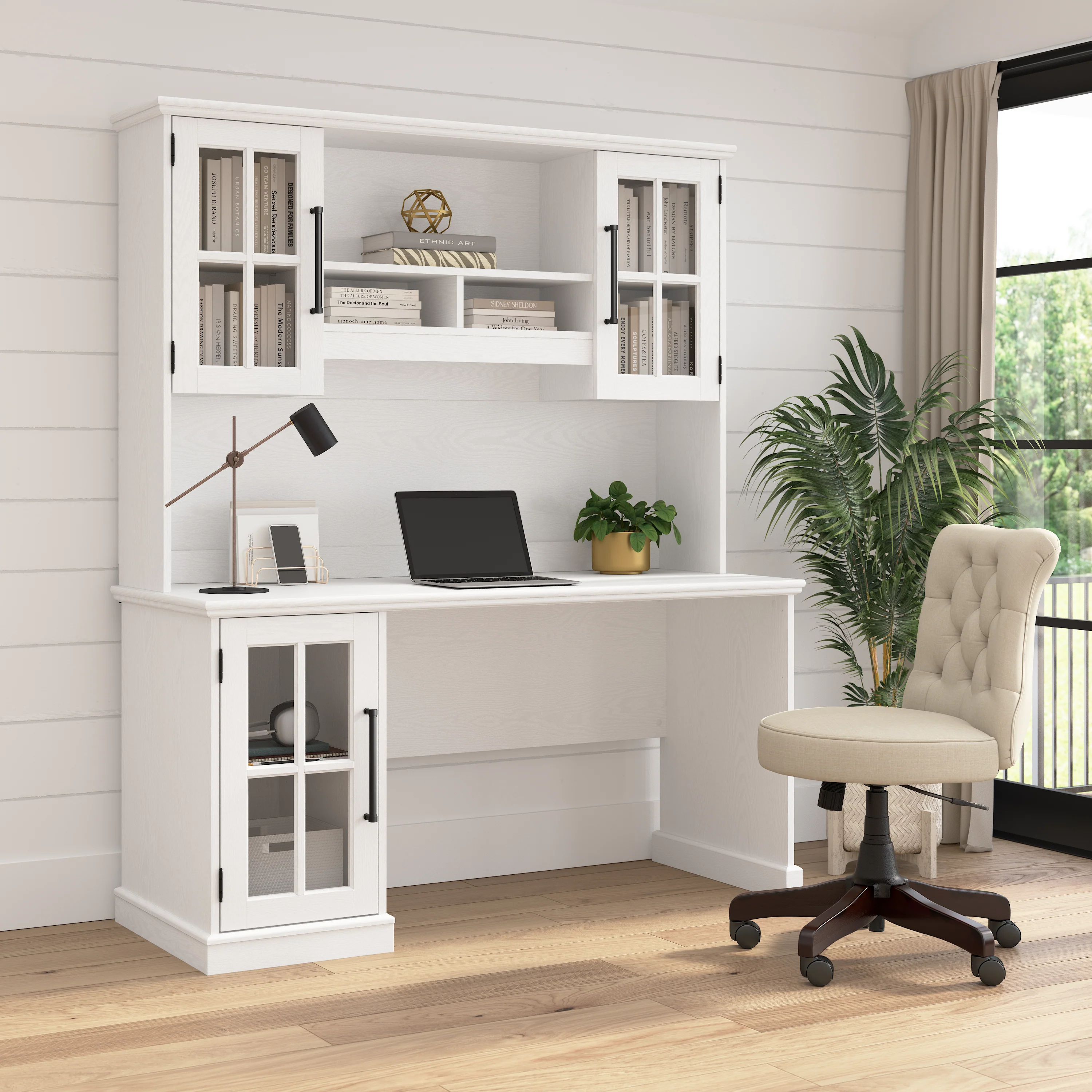 Westbrook 60W Computer Desk with Hutch