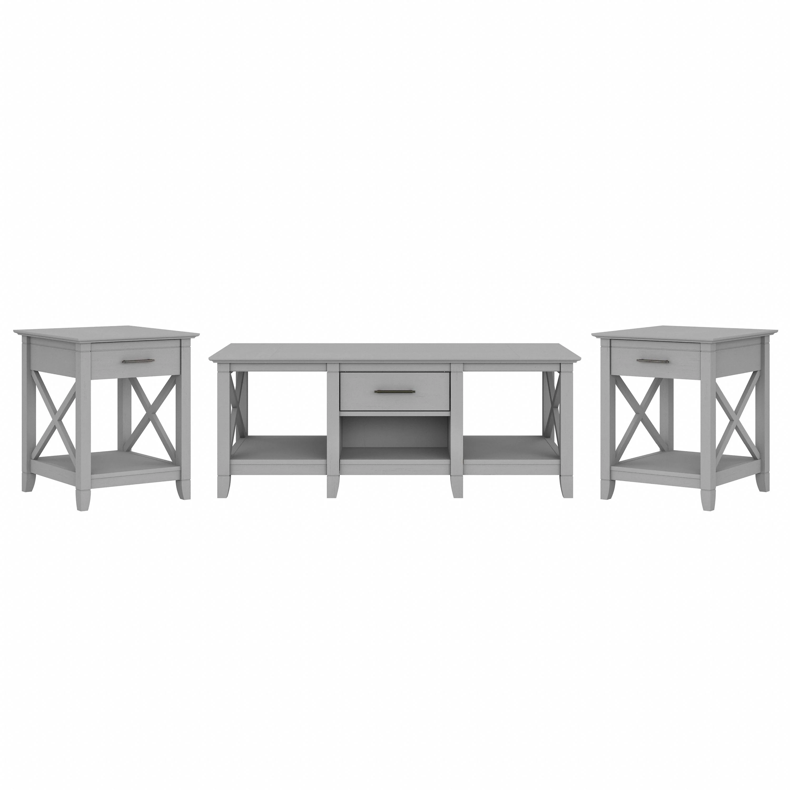 Key West Coffee Table with Set of 2 End Tables
