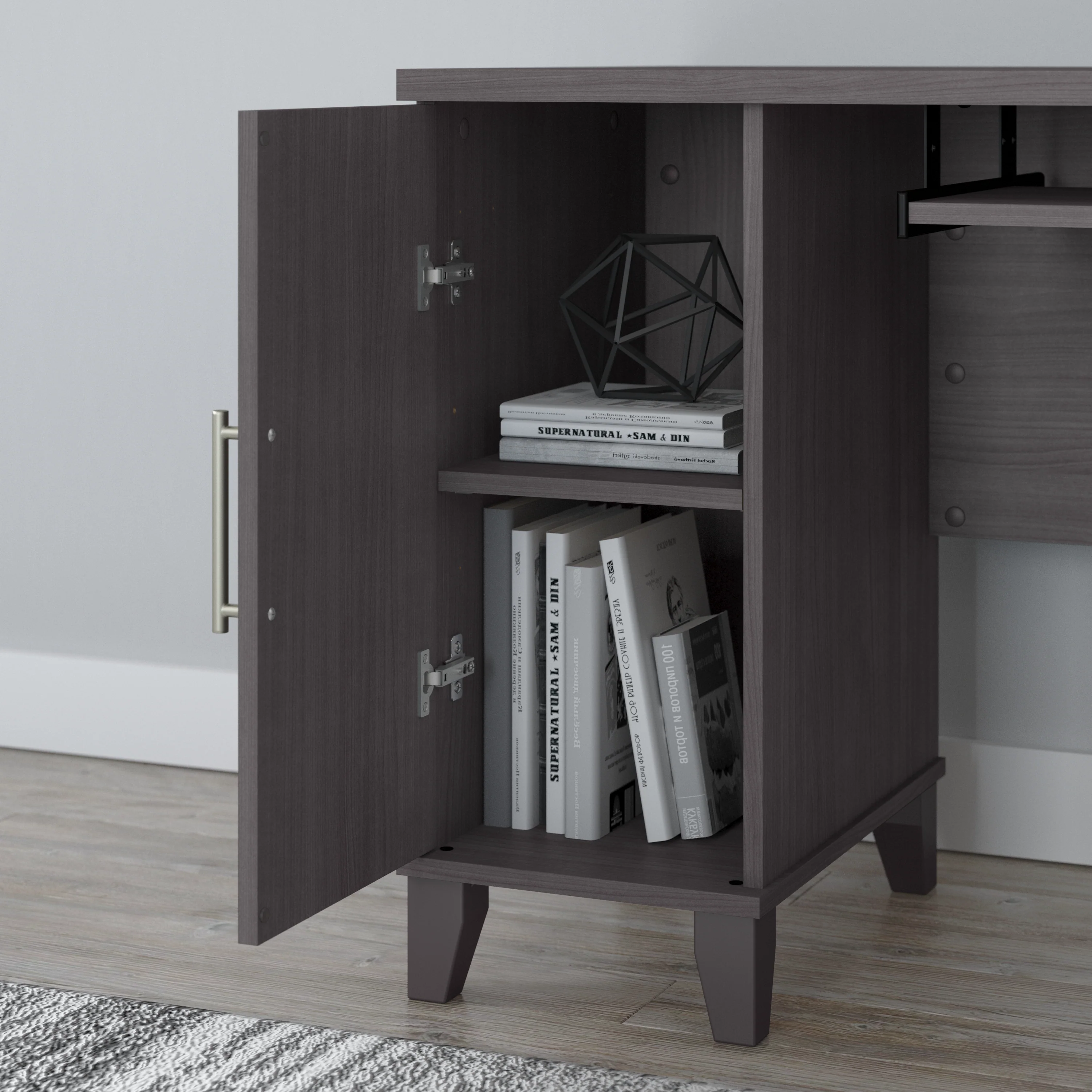 Somerset 60W L Shaped Desk with Storage