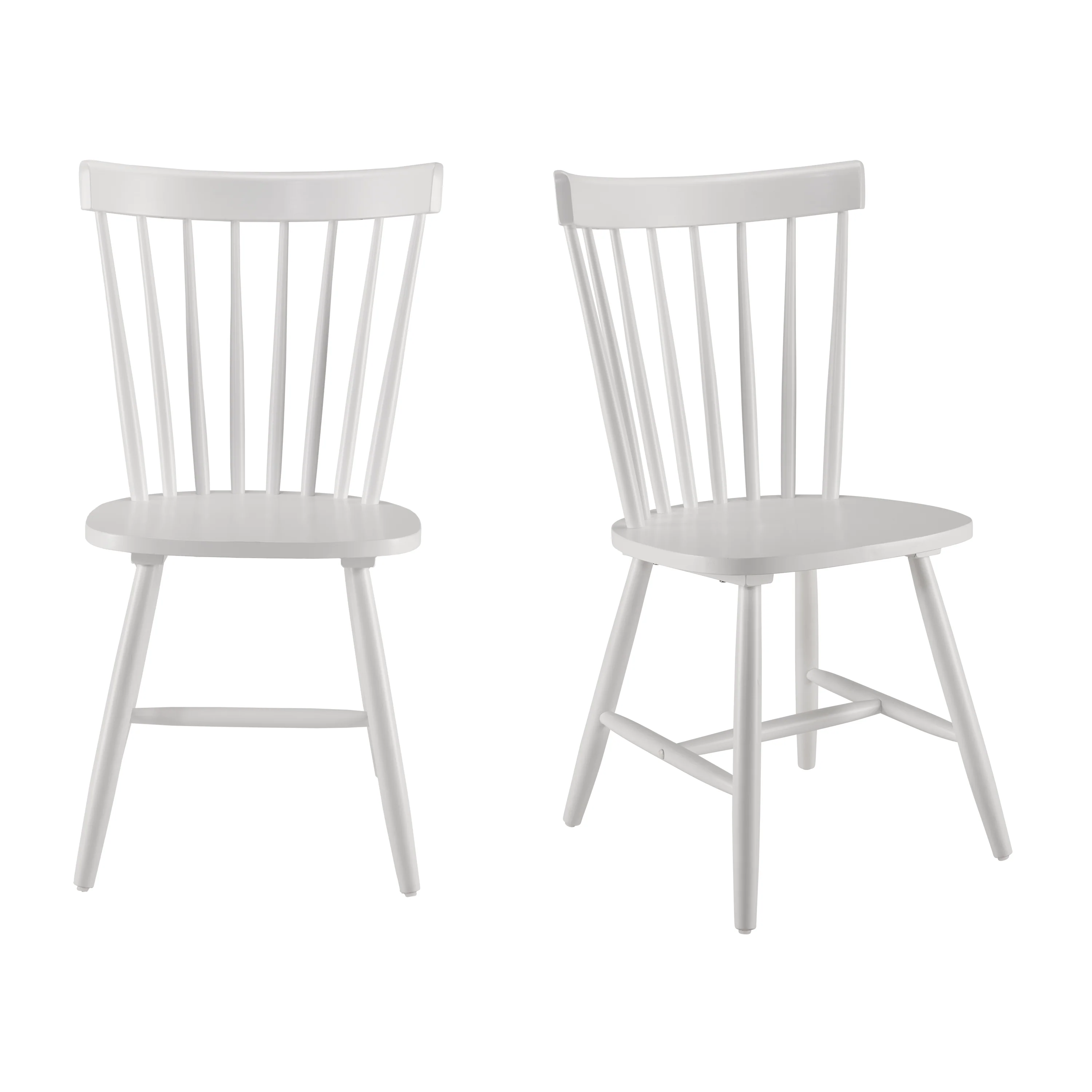 Windsor High Back Spindle Dining Chairs - Set of 2