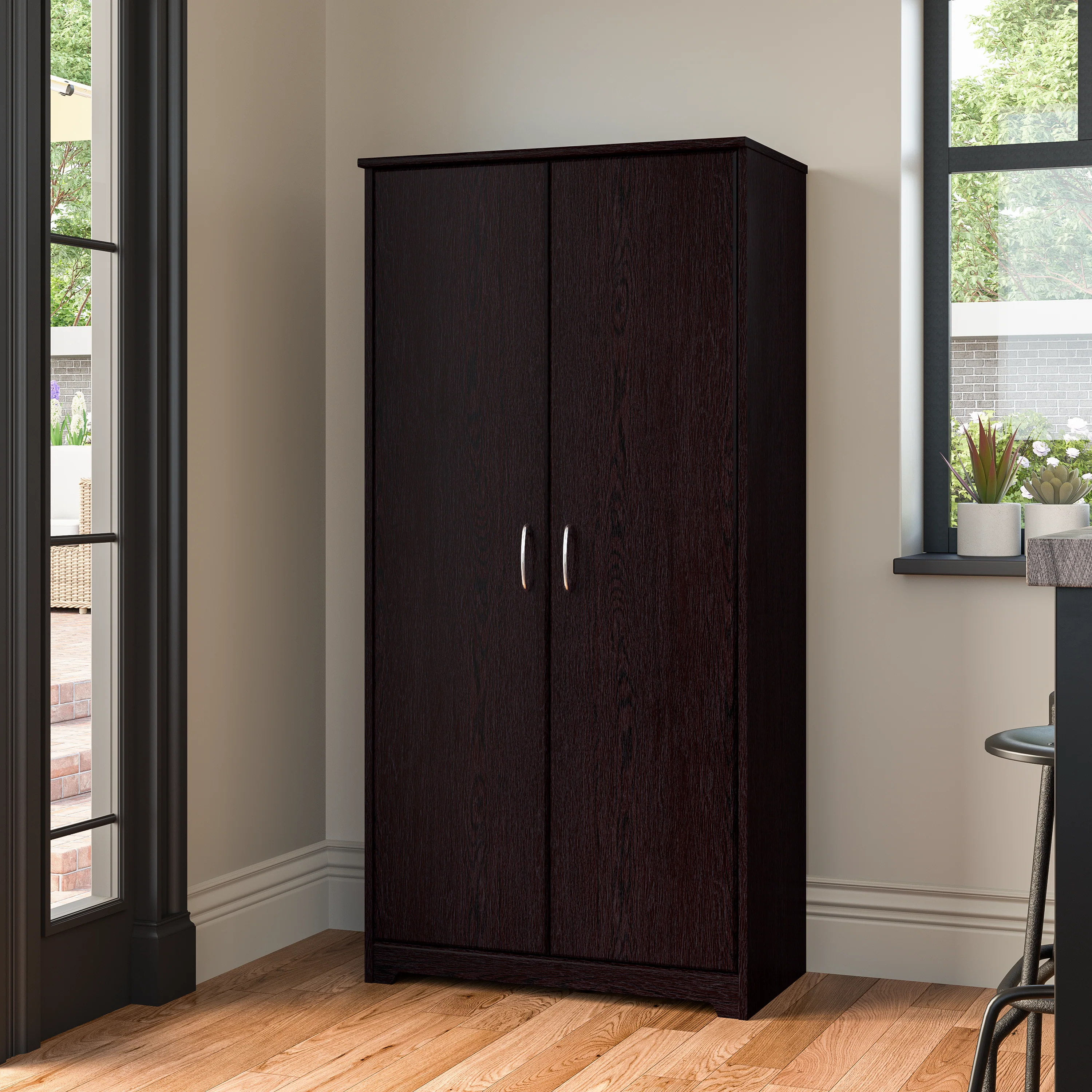 Cabot Tall Storage Cabinet with Doors