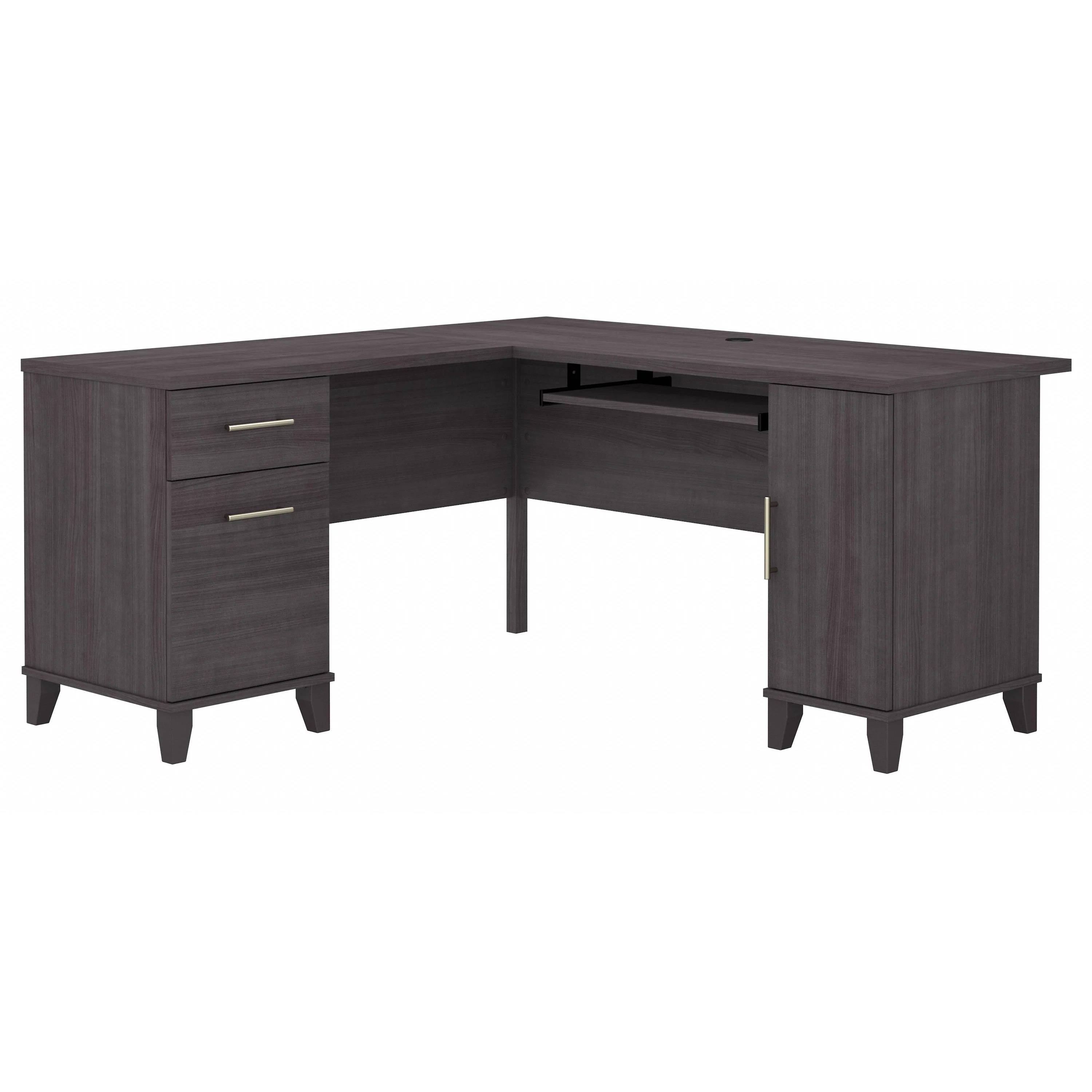 Somerset 60W L Shaped Desk with Storage