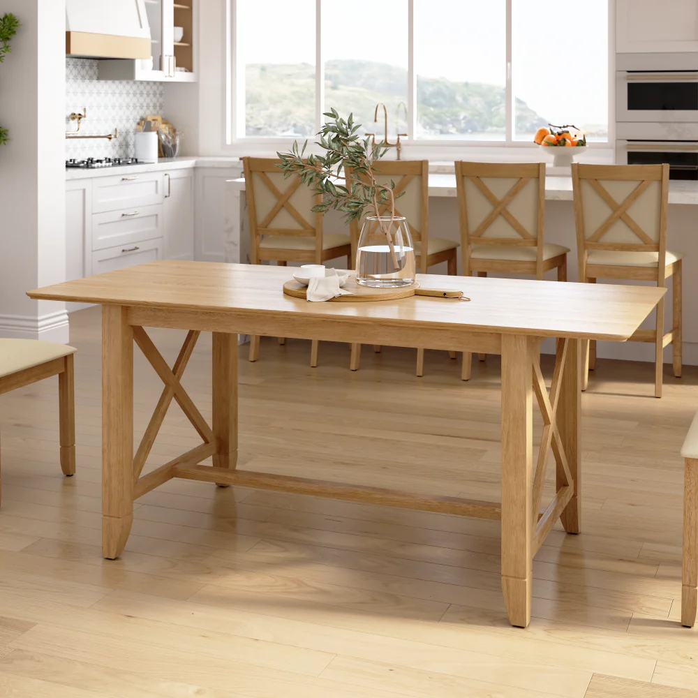 Bush Home Key West 70W Cross Base Dining Table
