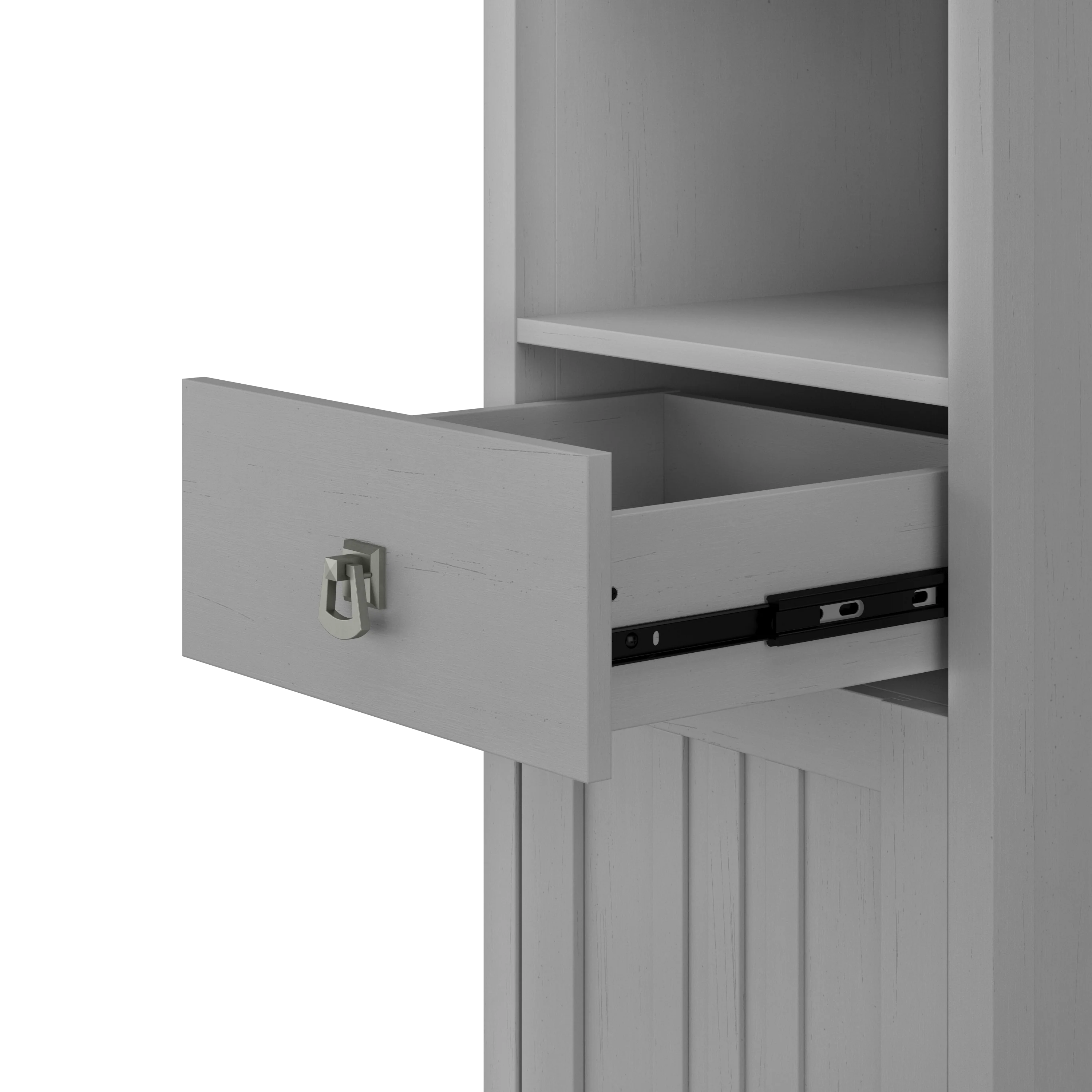 Salinas 48W Double Vanity Set with Sinks, Medicine Cabinets and Linen Tower