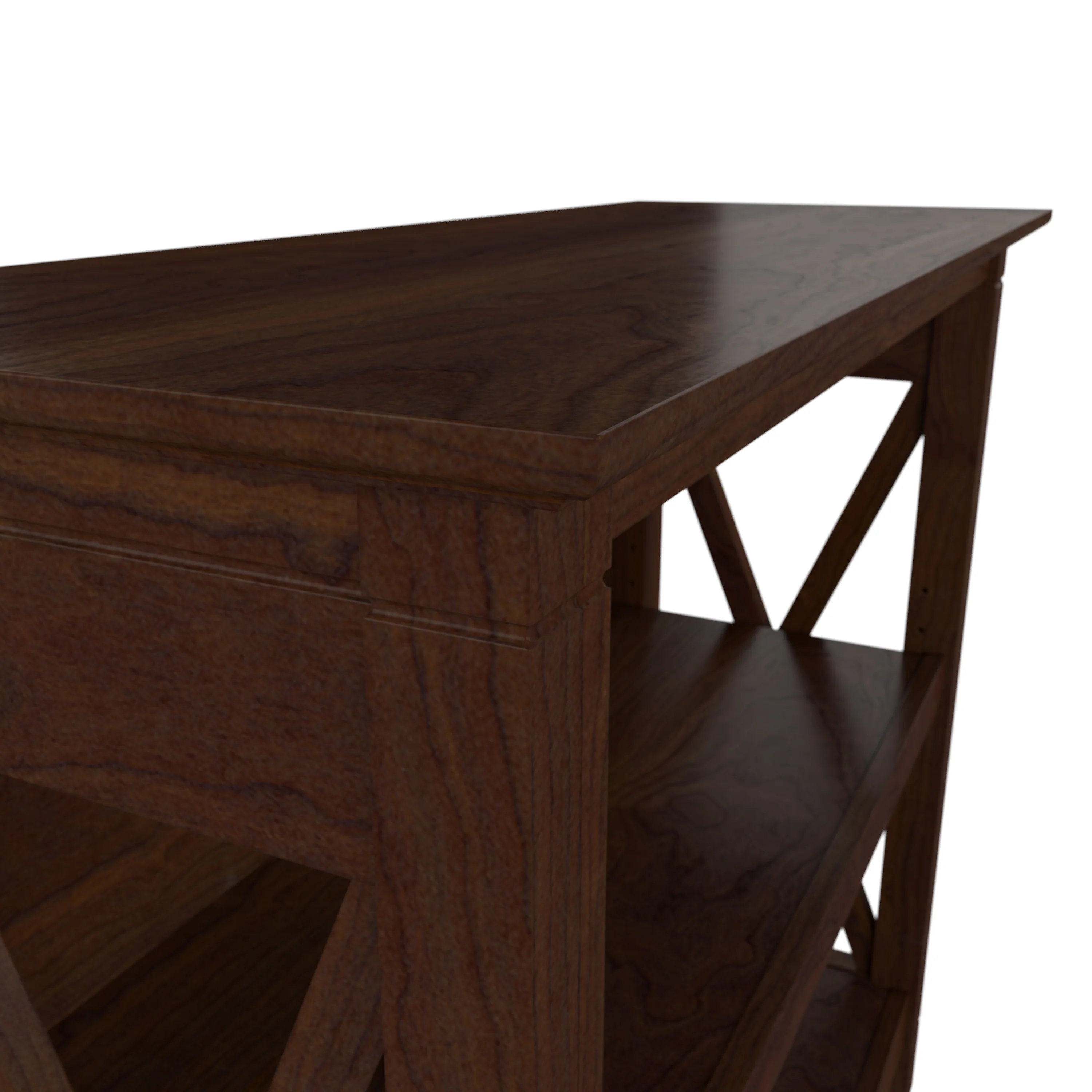 Key West Small 2 Shelf Bookcase