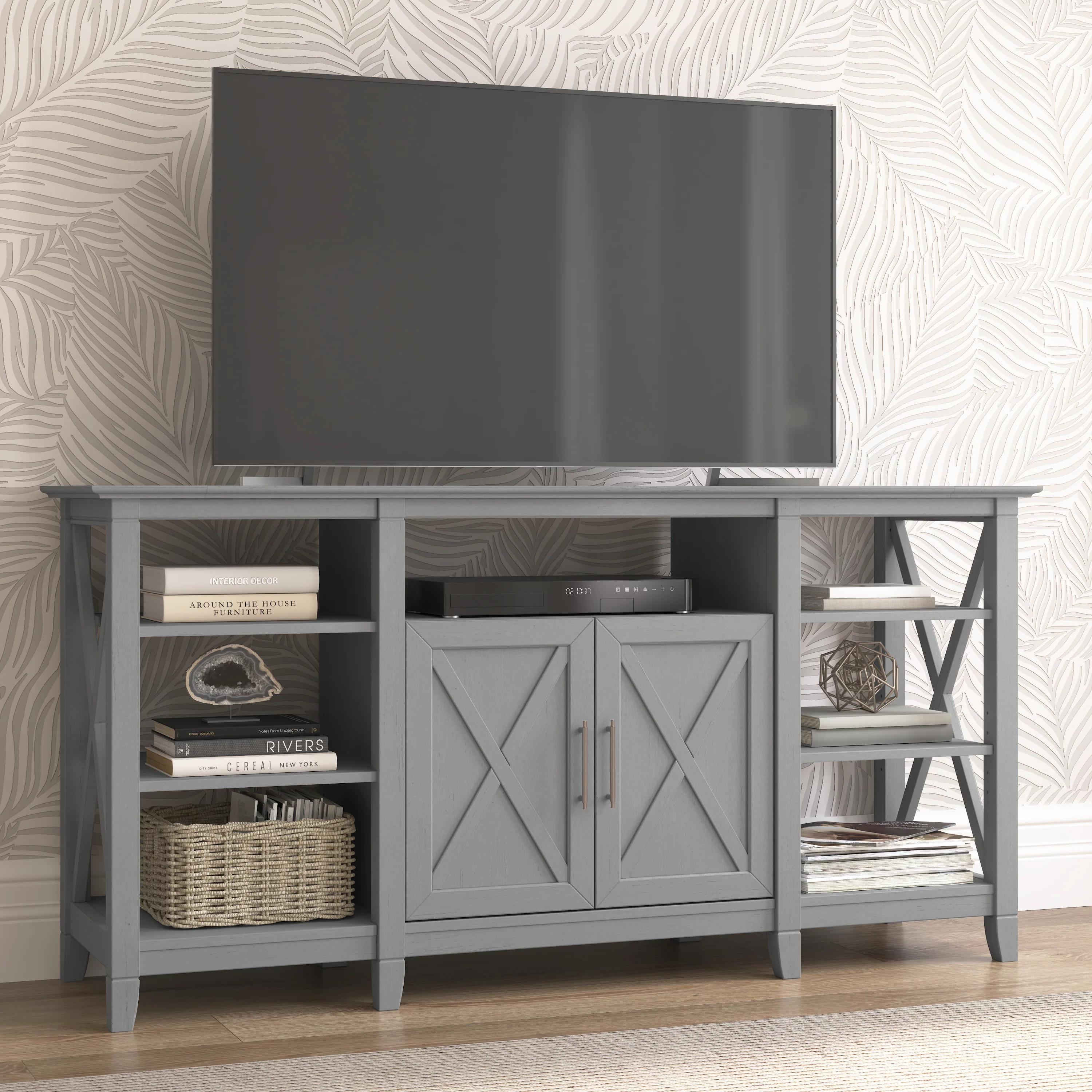 Key West Tall TV Stand for 65 Inch TV