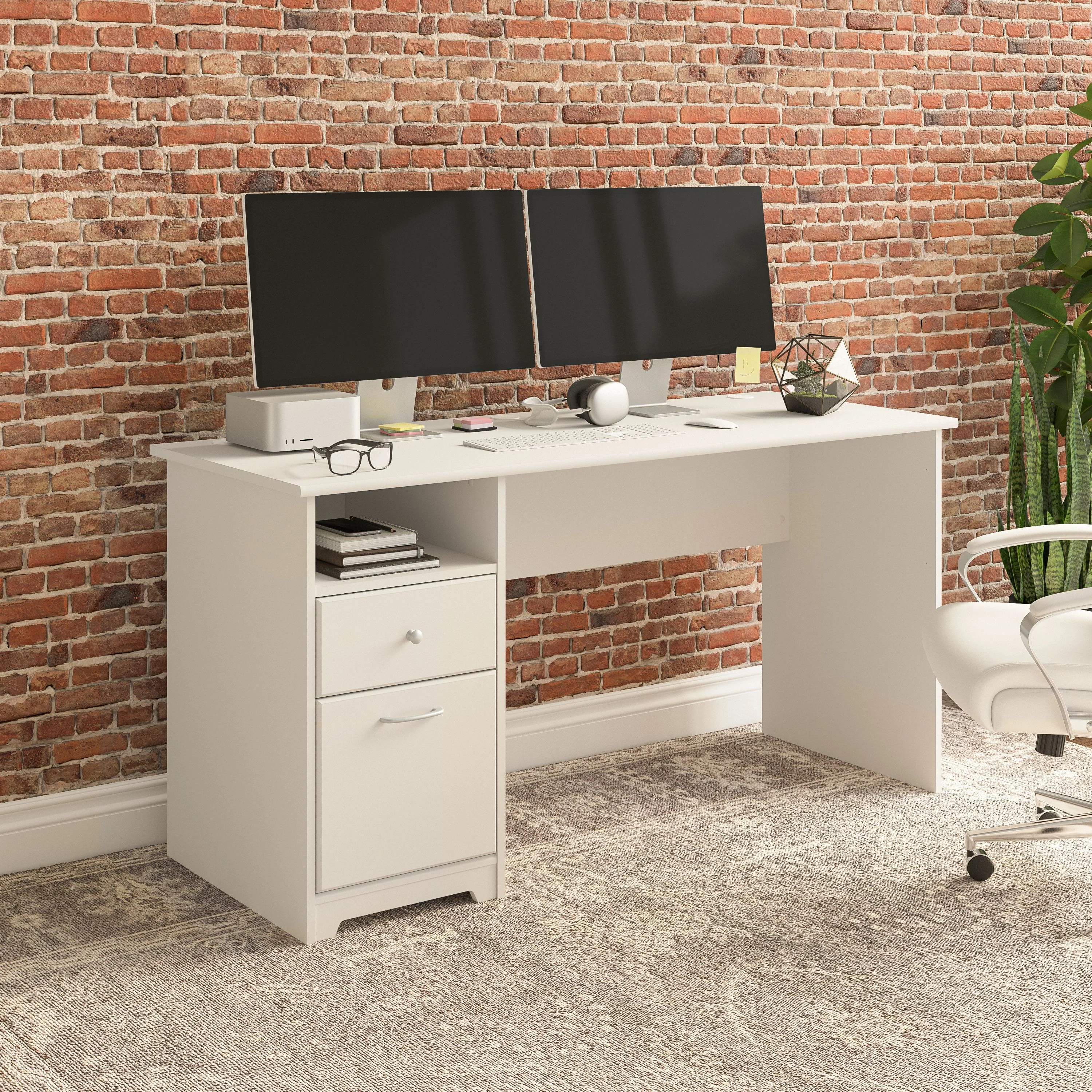 Cabot 60W Computer Desk with Drawers