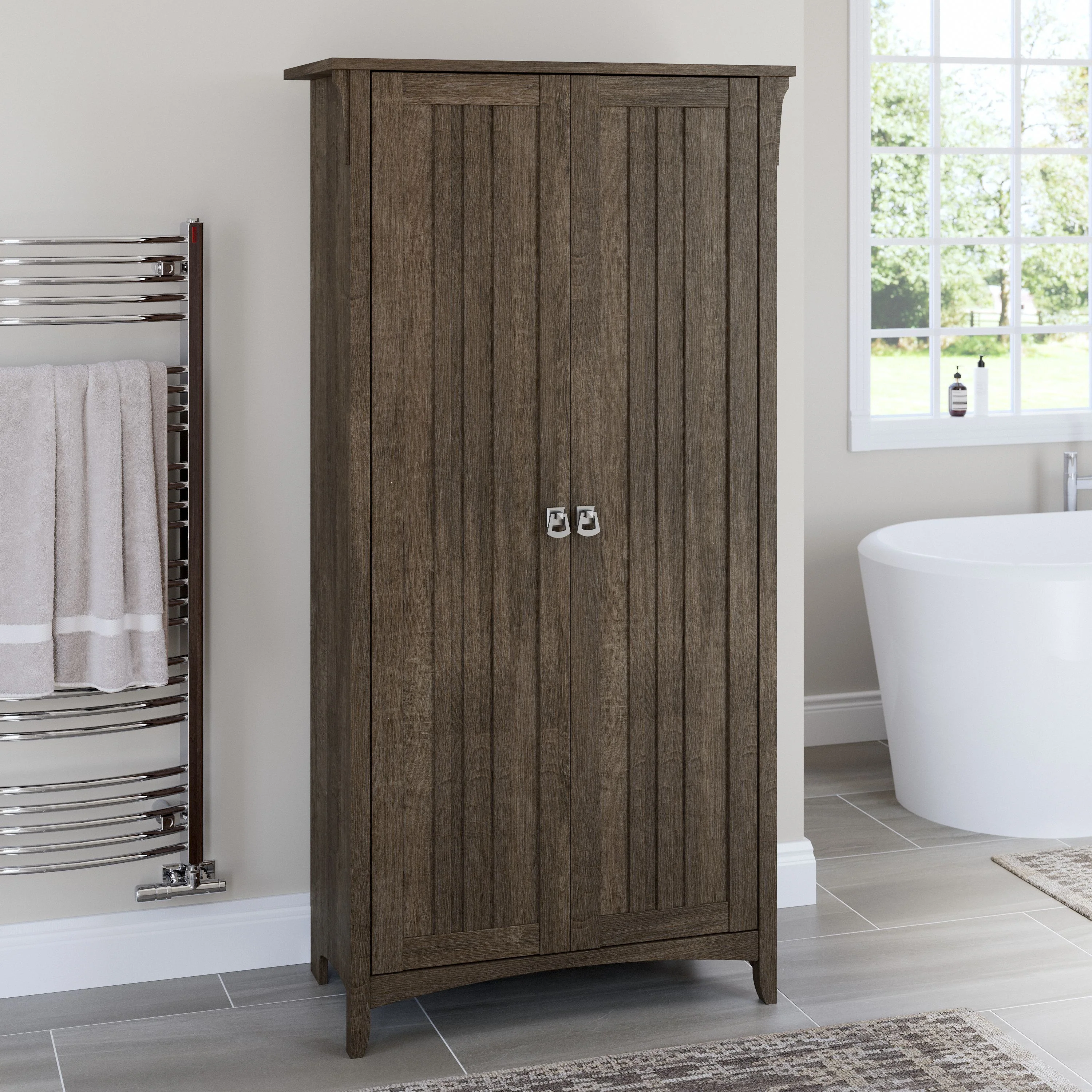 Salinas Bathroom Storage Cabinet with Doors