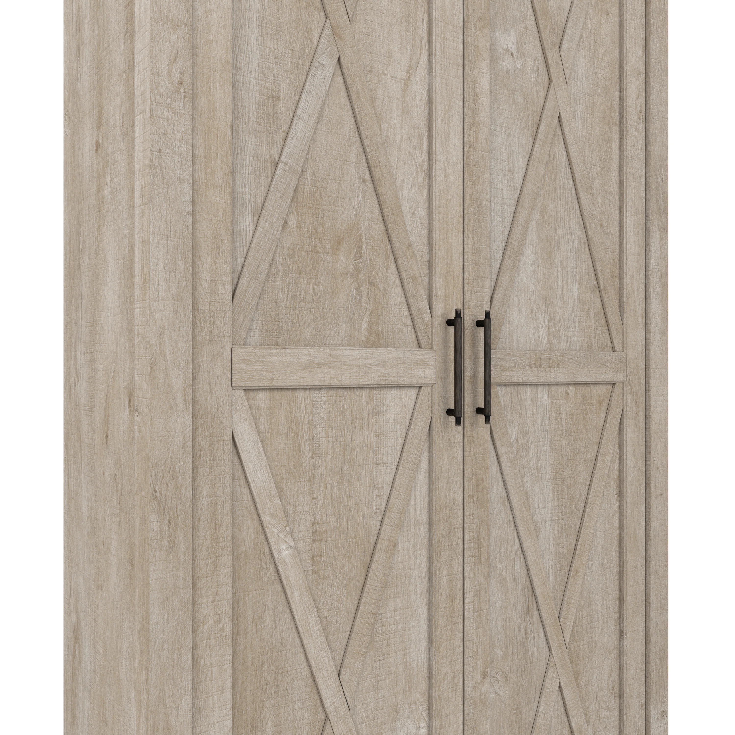 Key West Tall Storage Cabinet with Doors and Shelves