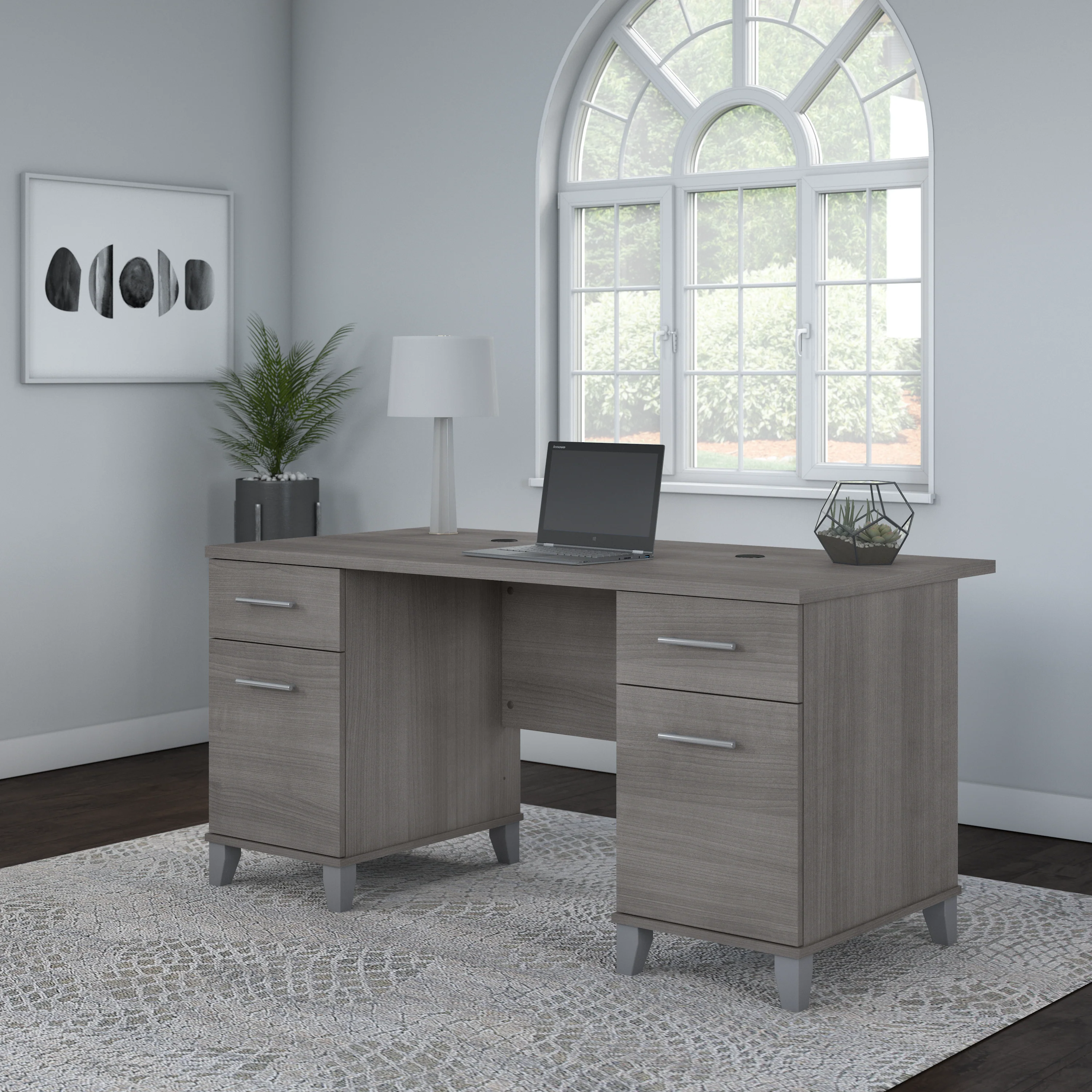 Somerset 60W Office Desk with Drawers