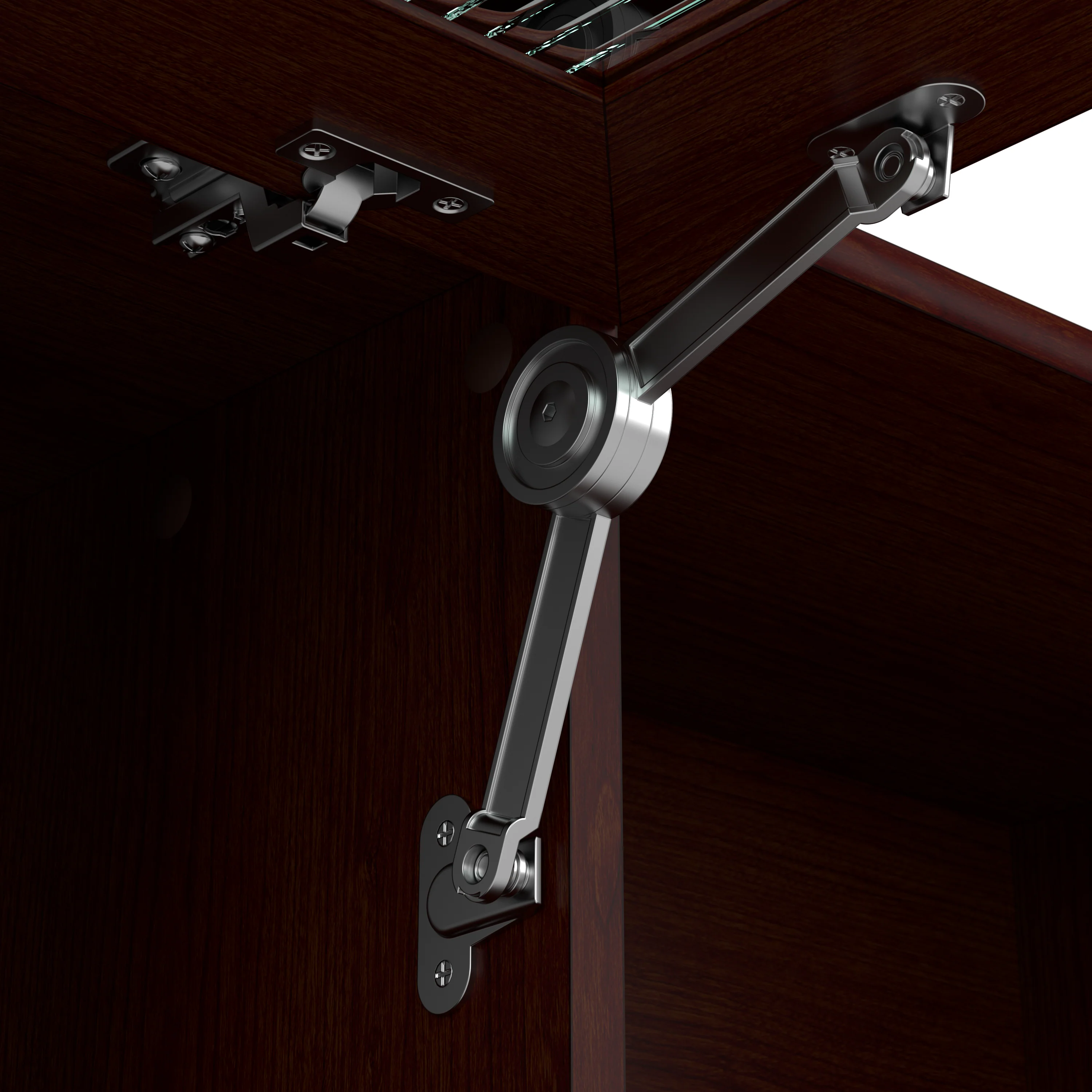 Cabot 72W Computer Desk with Hutch