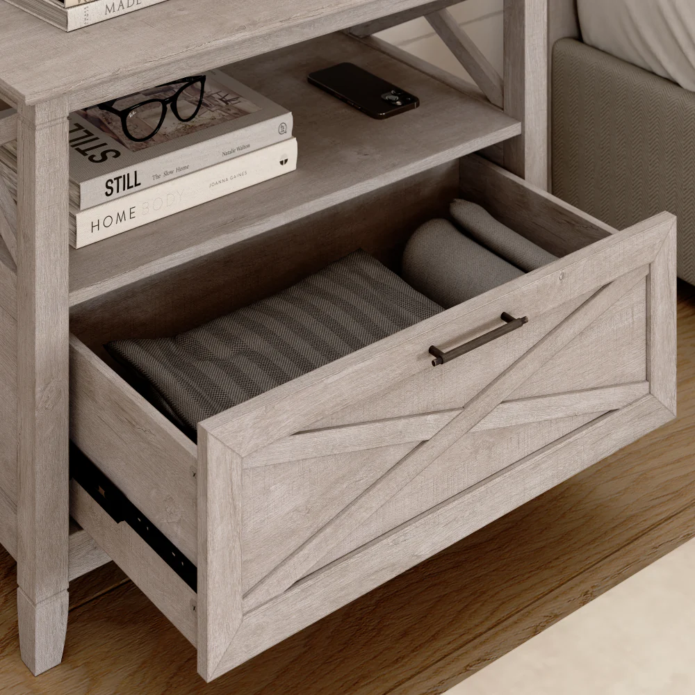 Bush Home Key West 32W Nightstand with Drawer