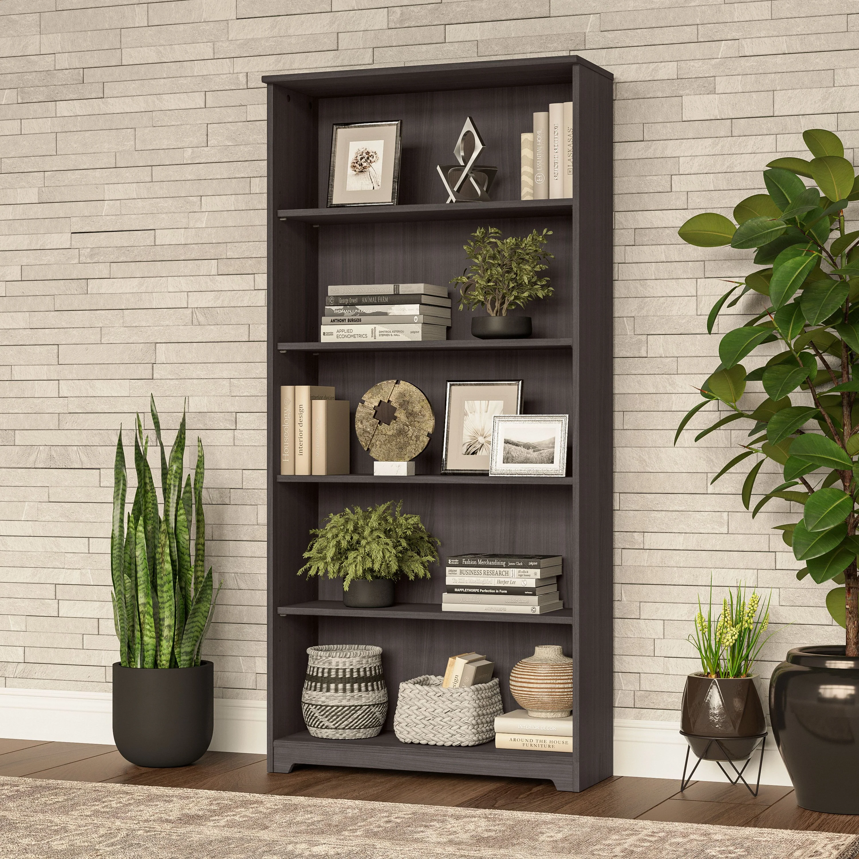 Cabot Tall 5 Shelf Bookcase