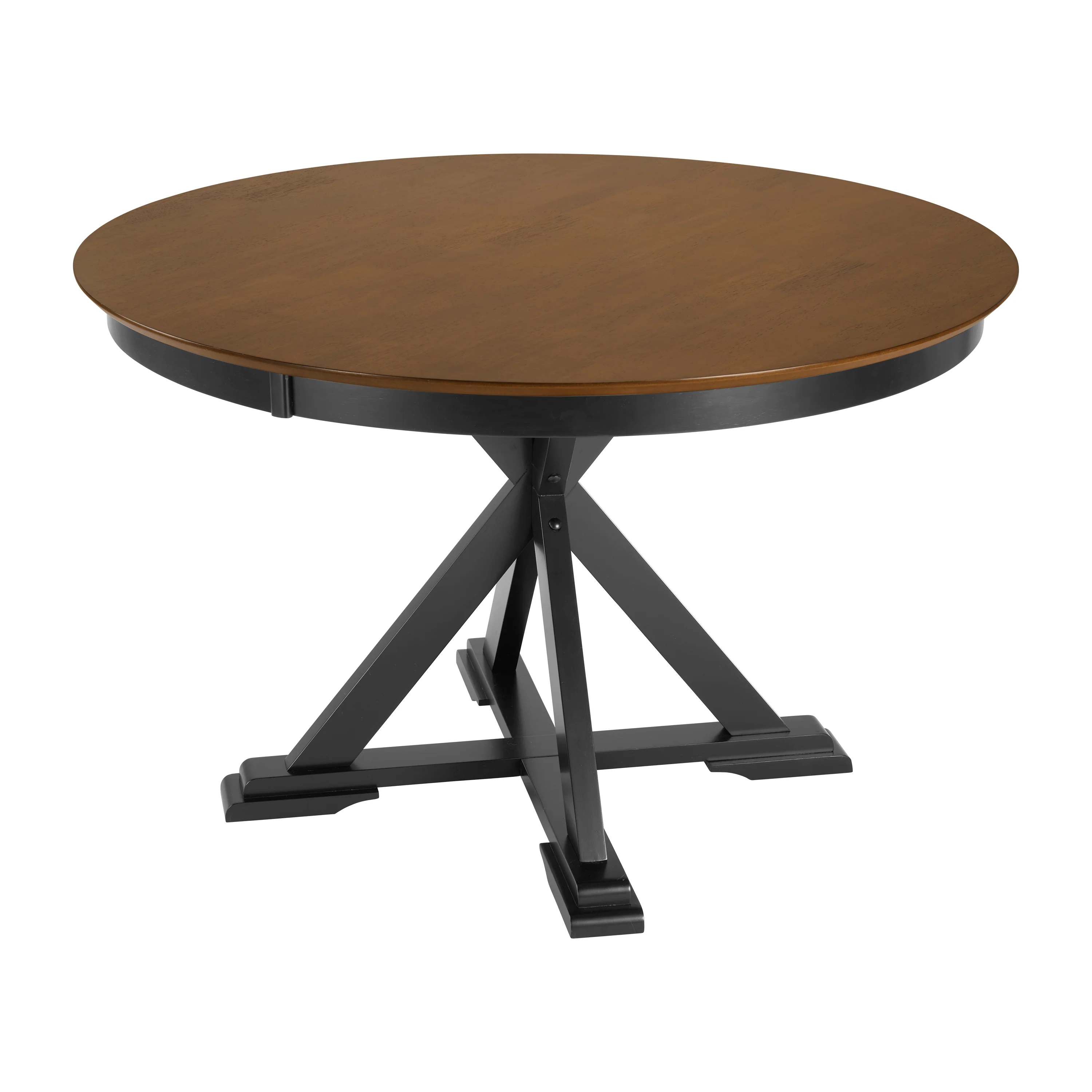 West End 45W Round Trestle Dining Table