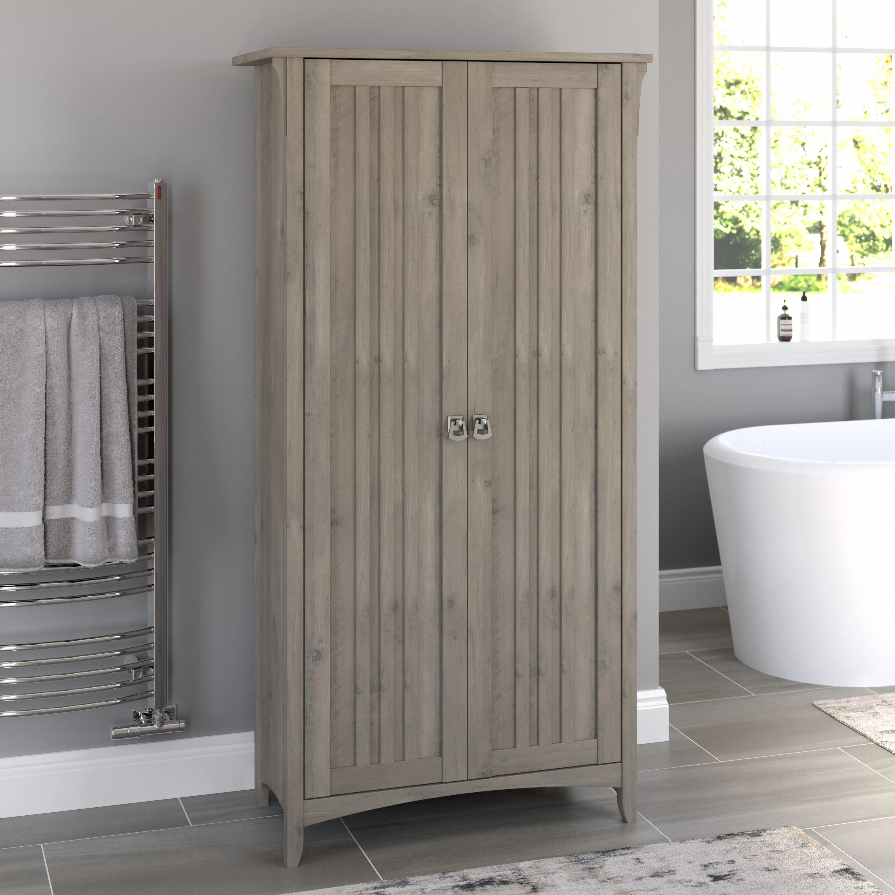 Salinas Bathroom Storage Cabinet with Doors