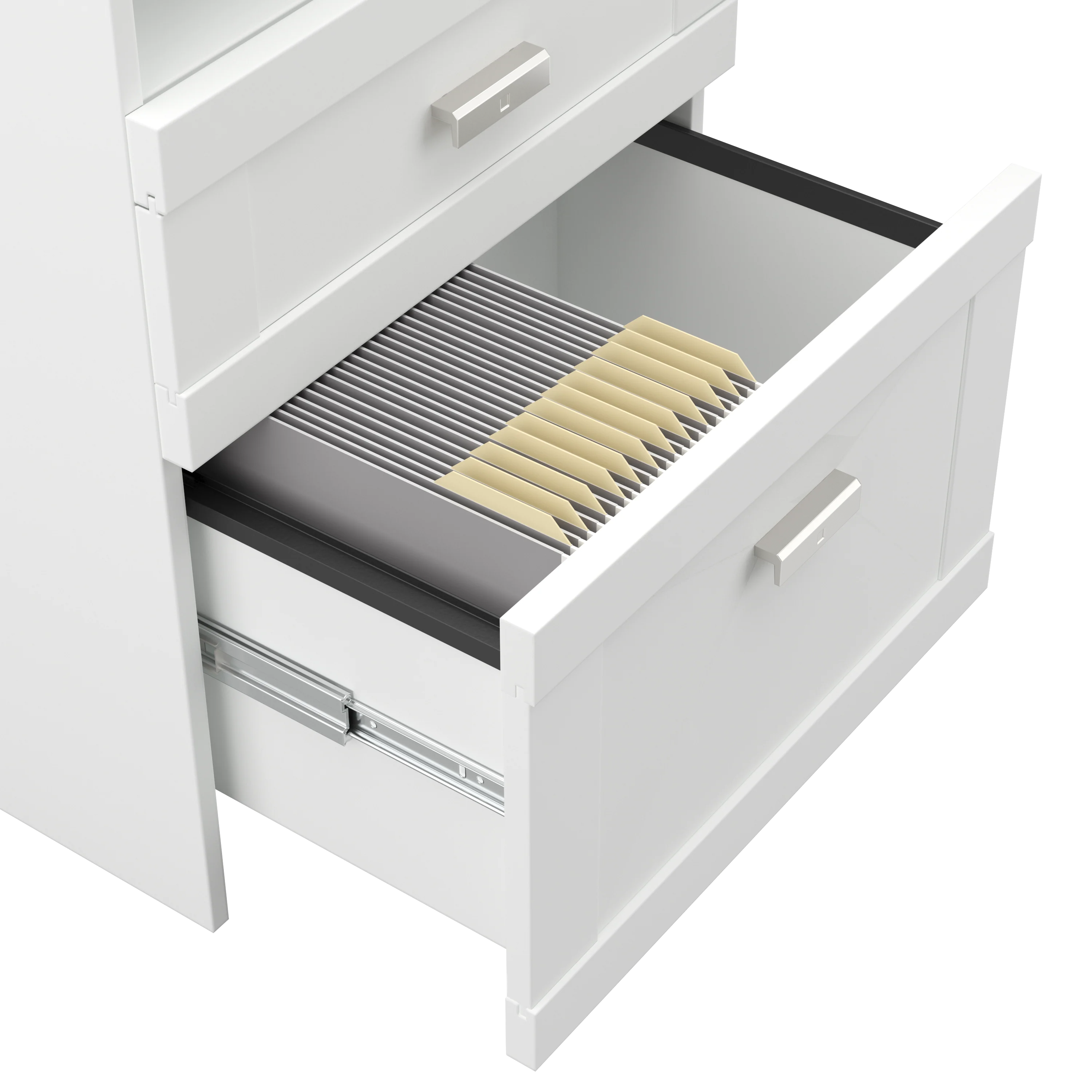 Corner Desk with London Mid Back Modern Box Chair