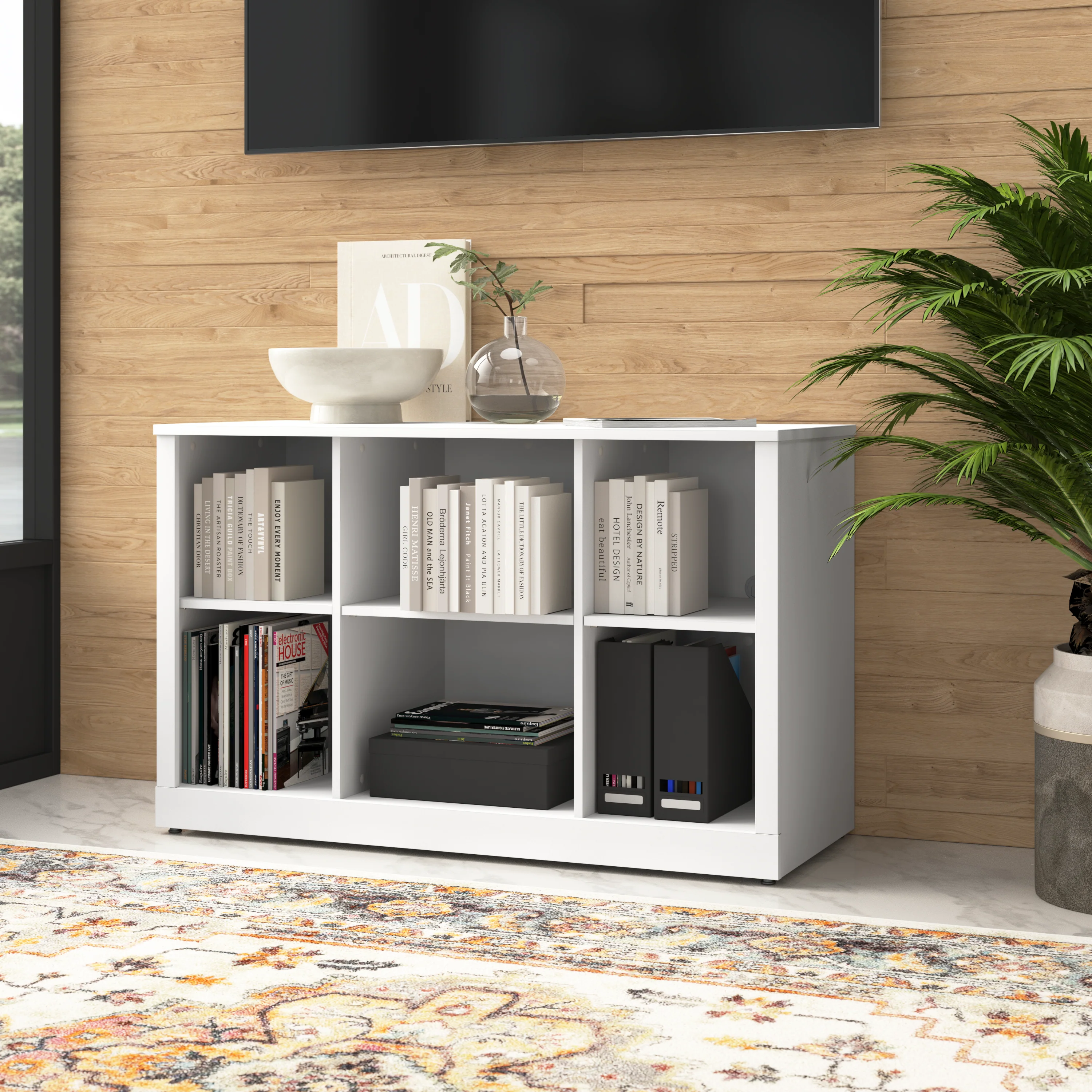 Hampton Heights 48W Bookshelf