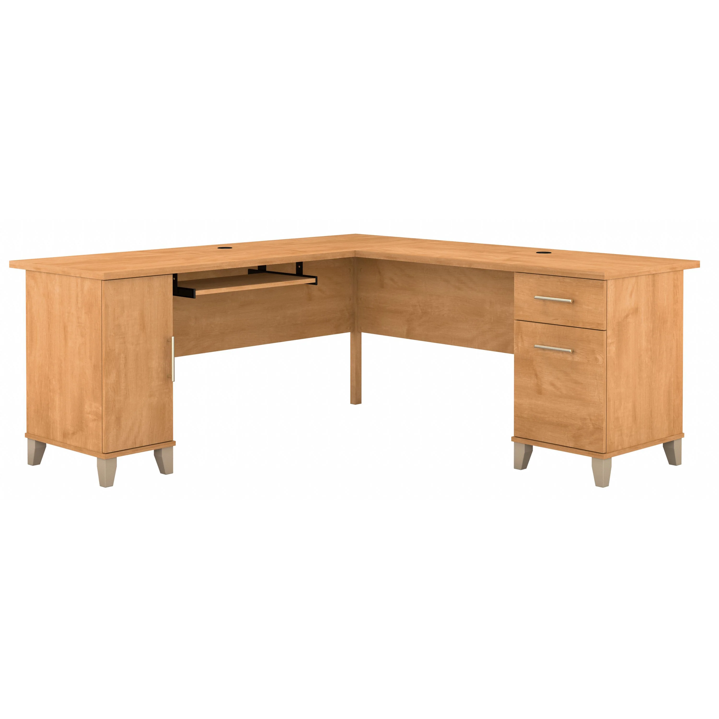 Somerset 72W L Shaped Desk with Storage