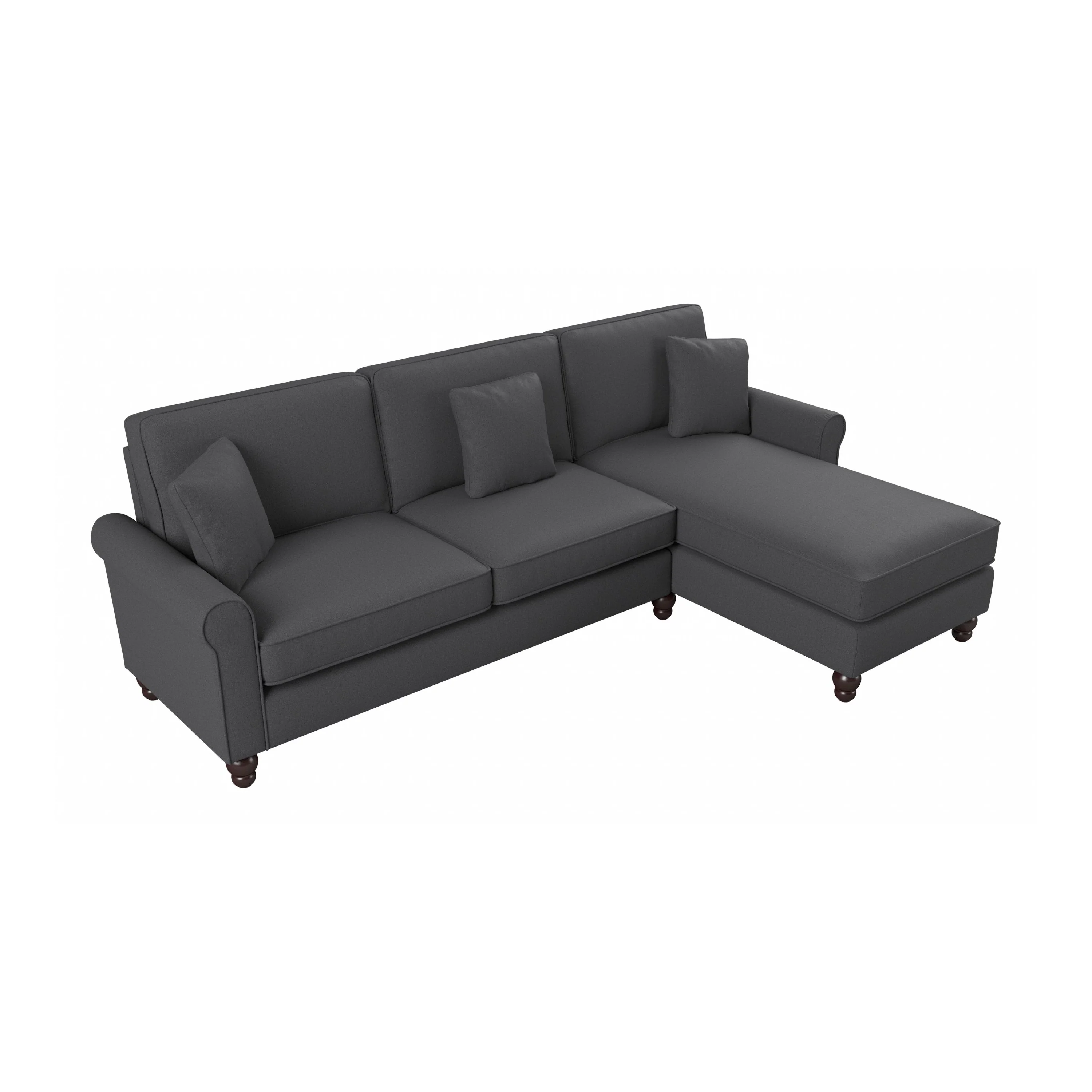 Hudson 102W Sectional Couch with Reversible Chaise Lounge