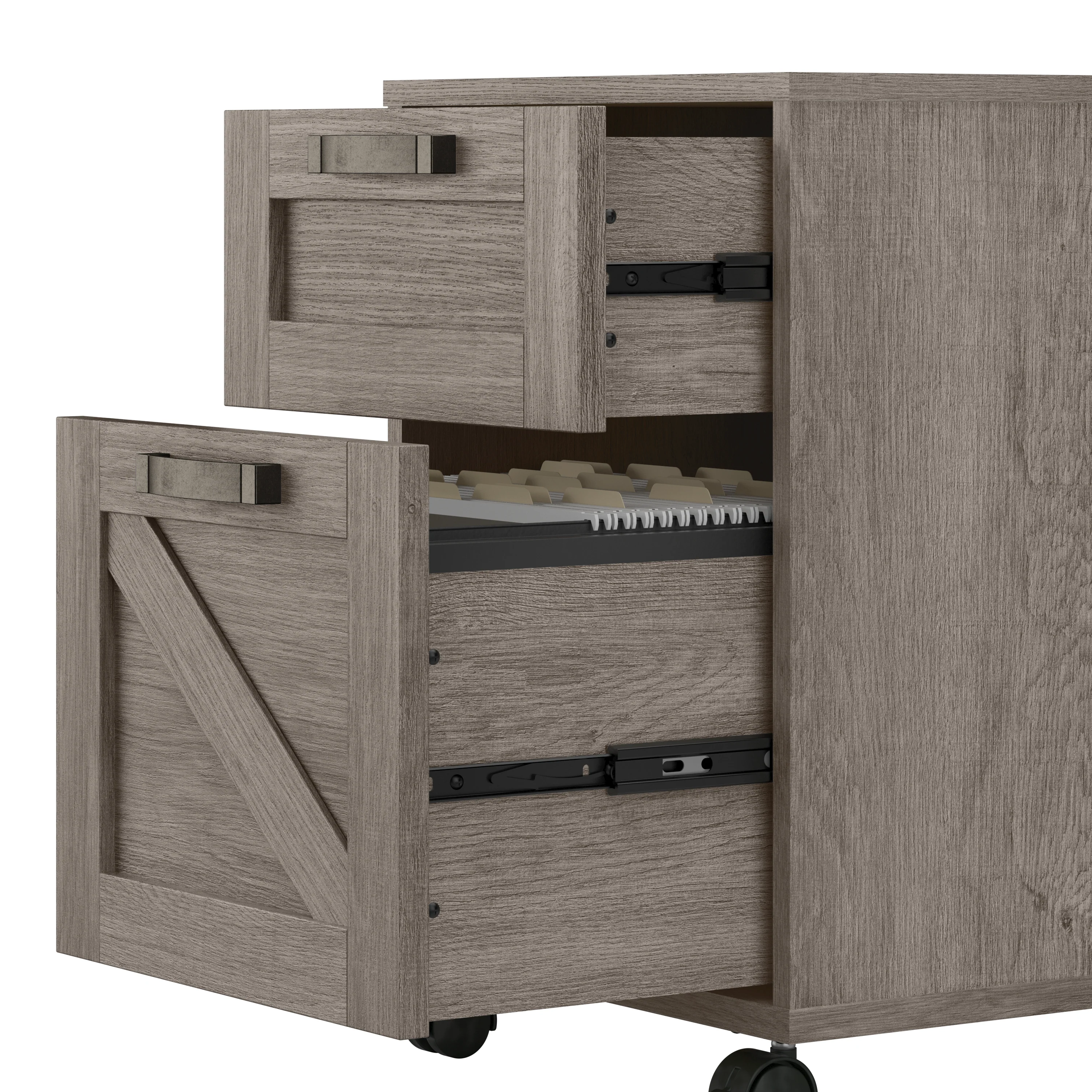Knoxville 2 Drawer Mobile File Cabinet