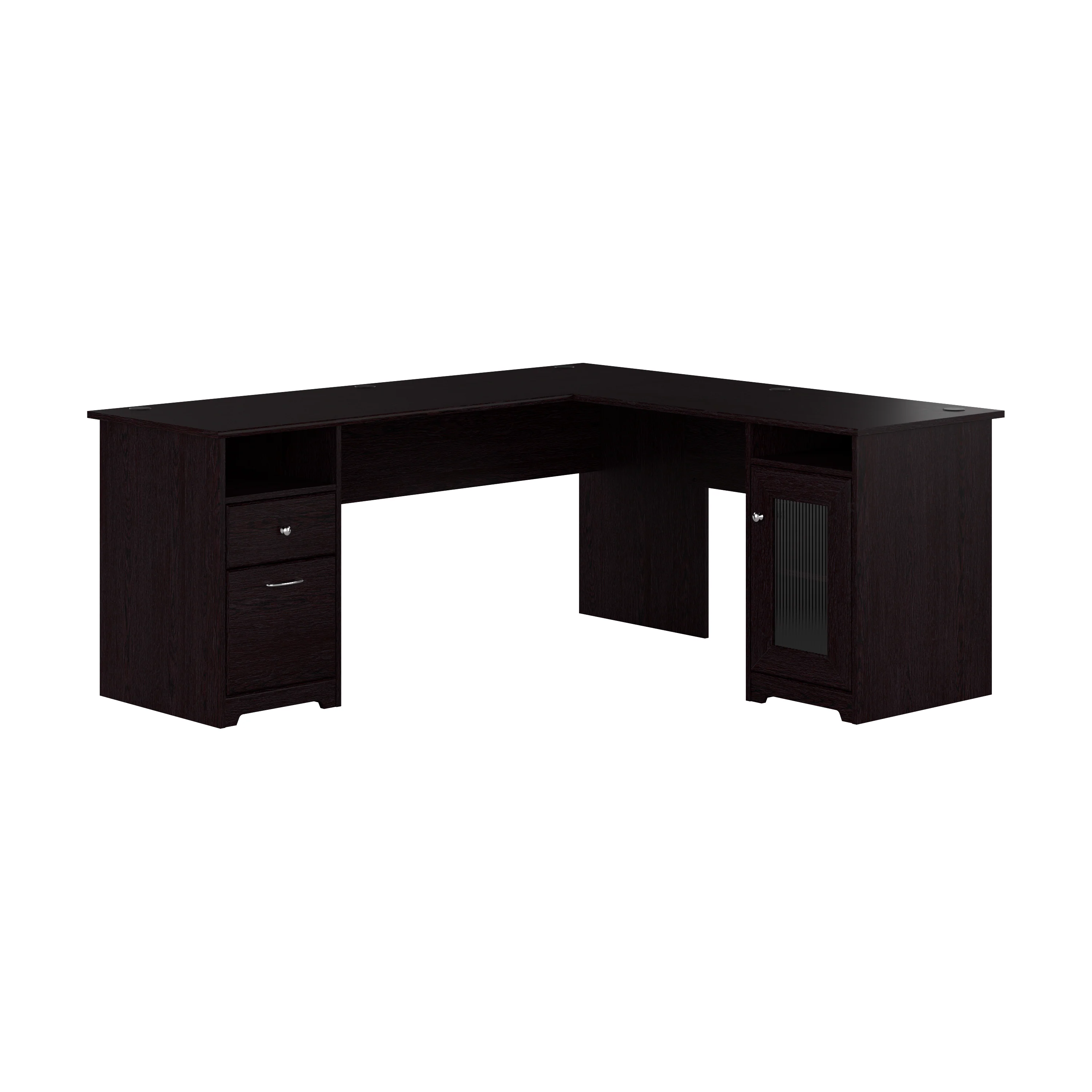 Cabot 72W L Shaped Computer Desk with Storage
