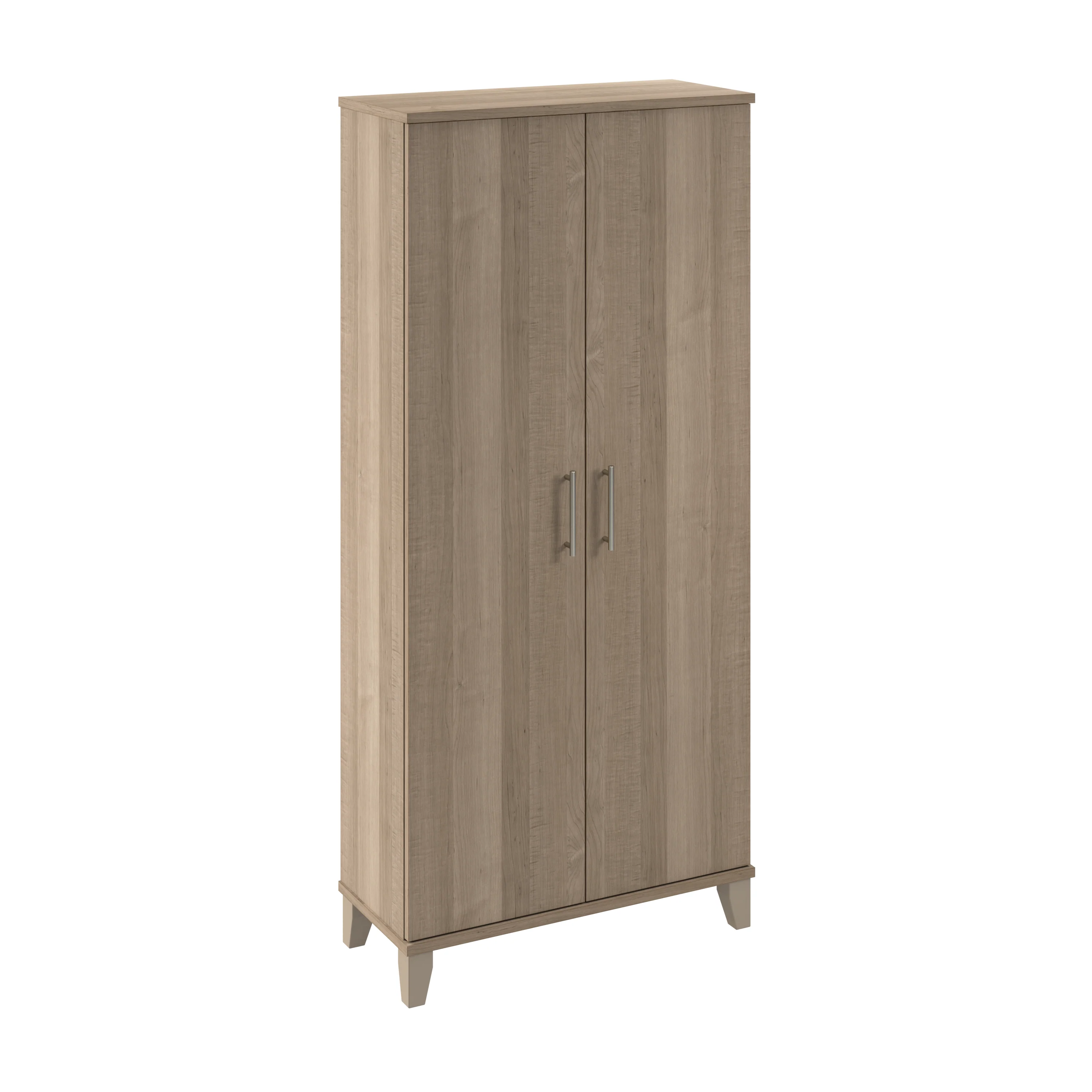 Somerset Tall Storage Cabinet with Doors and Shelves