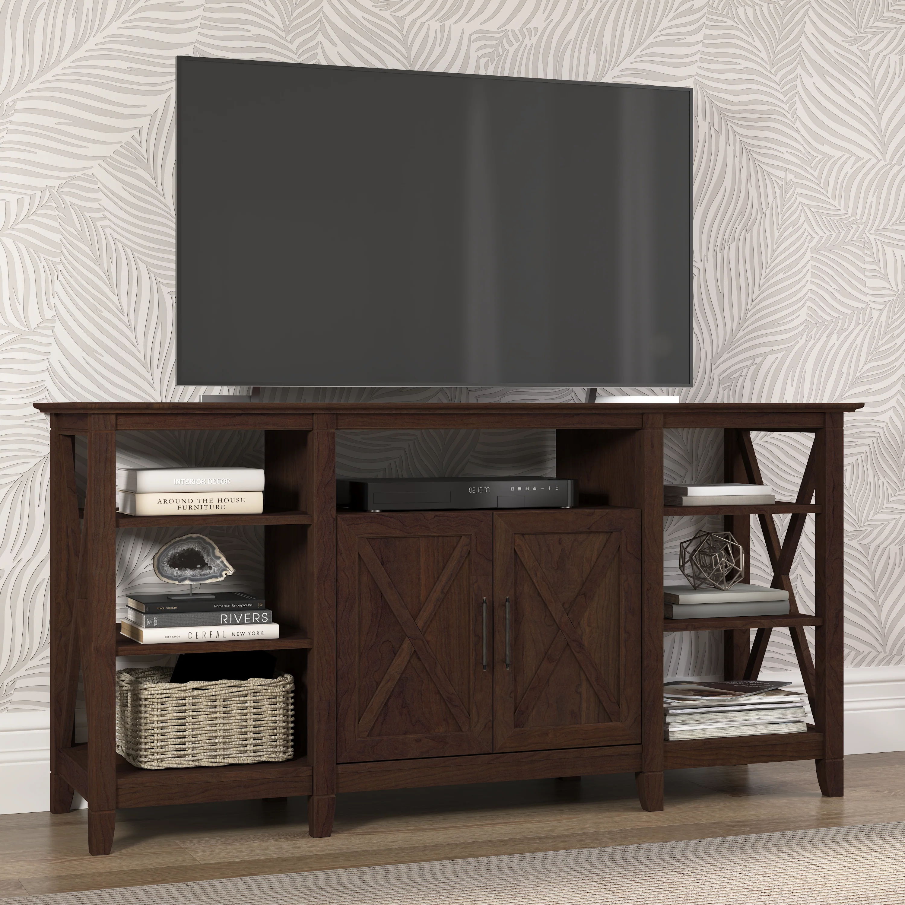Key West Tall TV Stand for 65 Inch TV