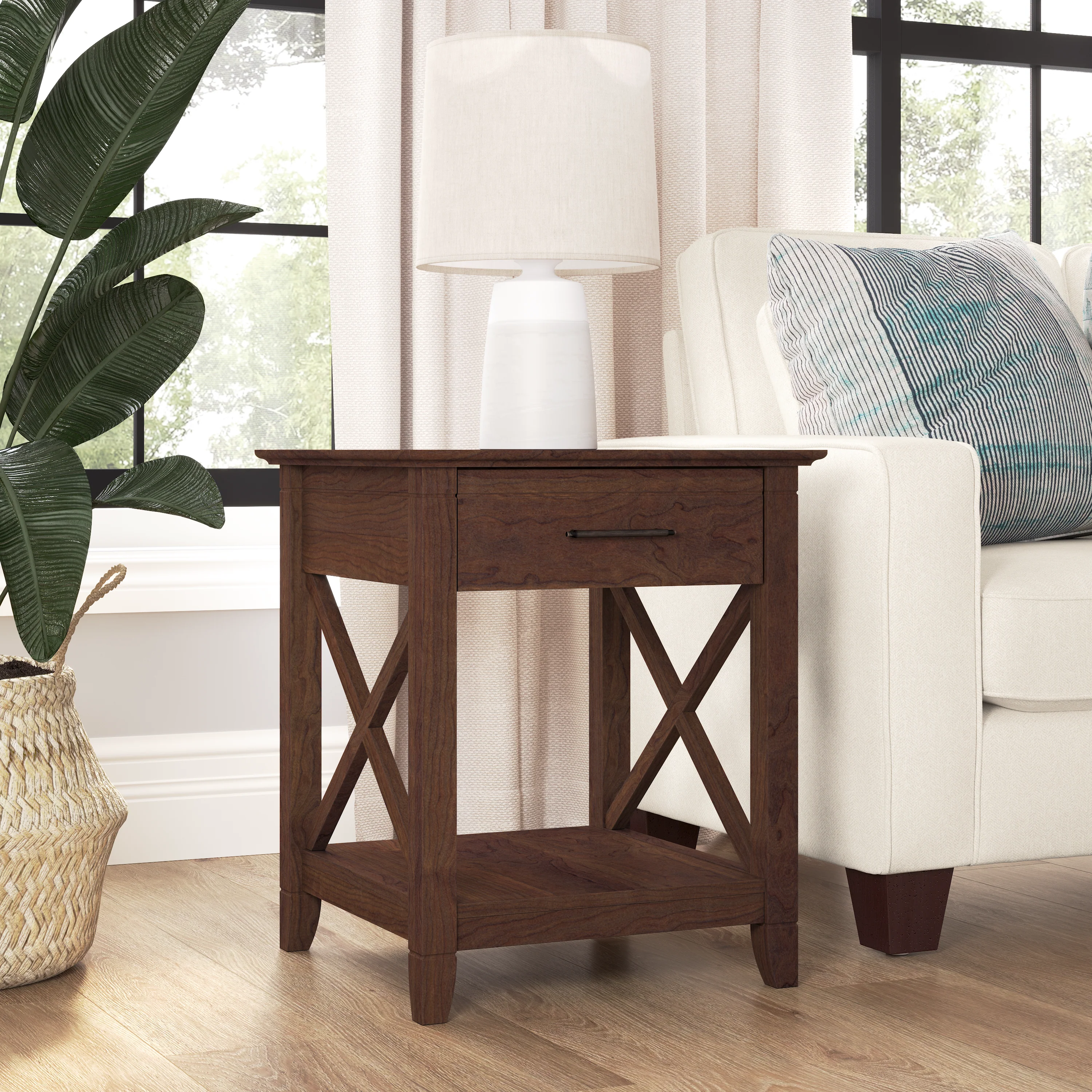 Key West End Table with Storage