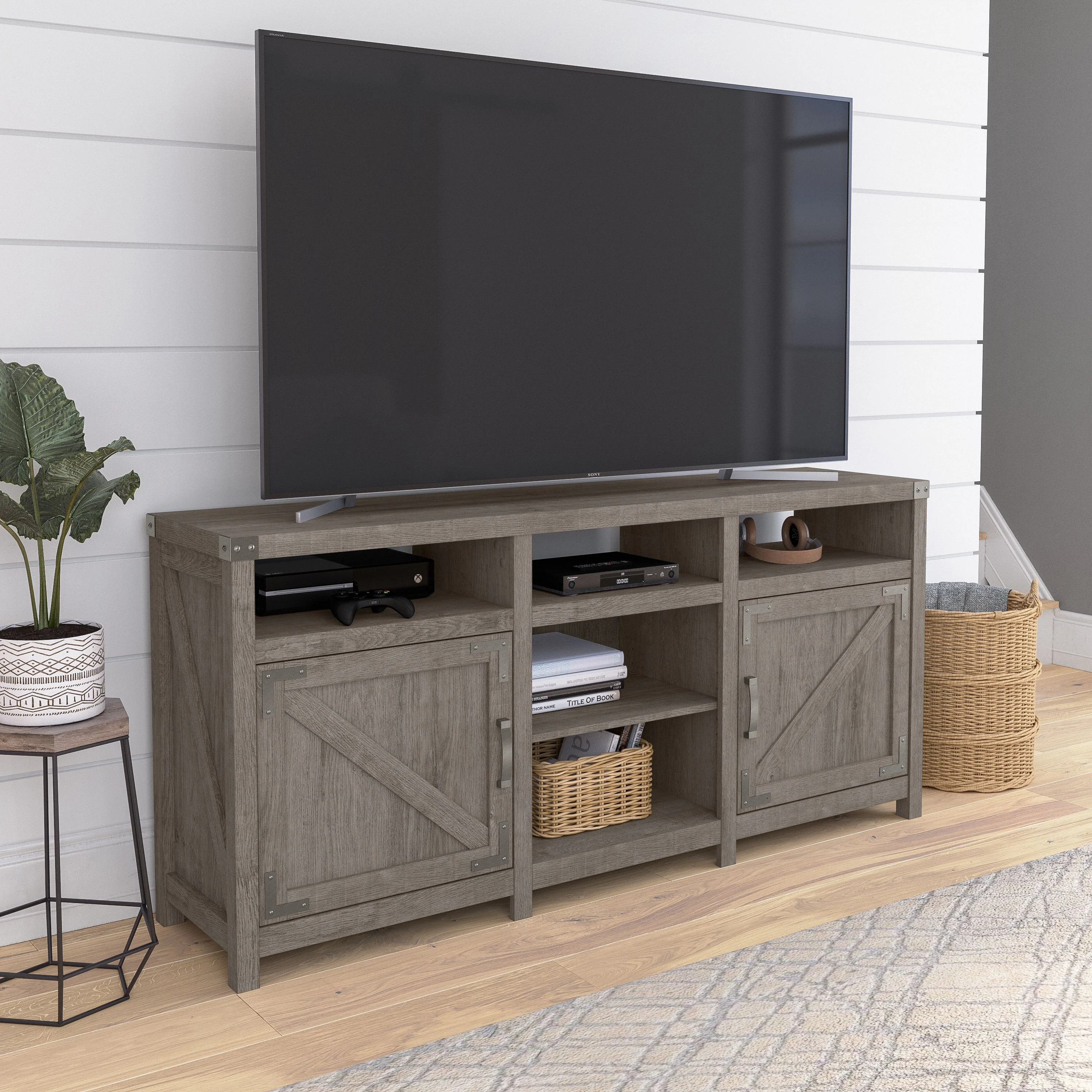Knoxville 65W Farmhouse TV Stand for 75 Inch TV