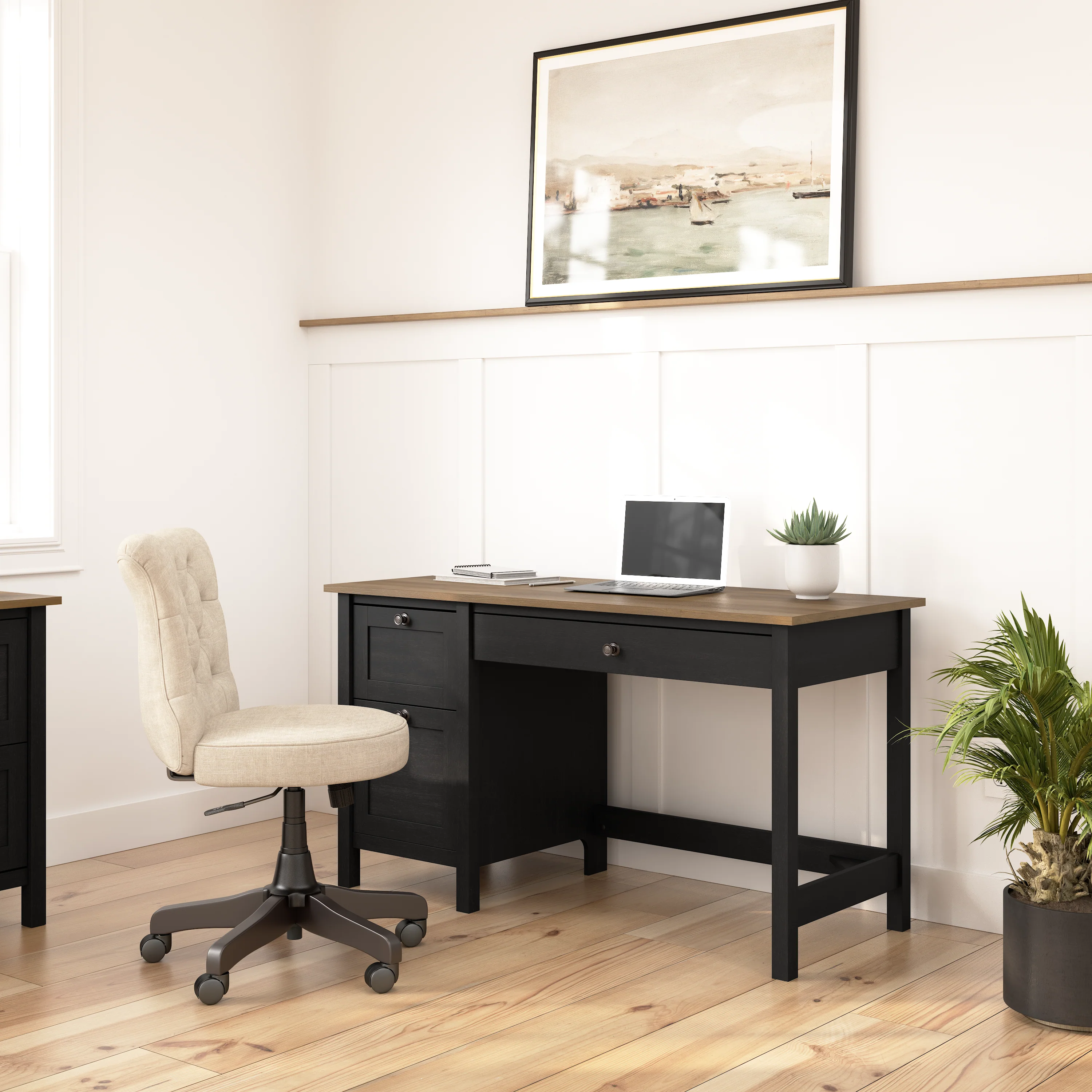 Mayfield 54W Computer Desk with Drawers