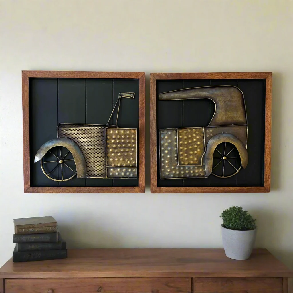Vintage Car Wall Decor