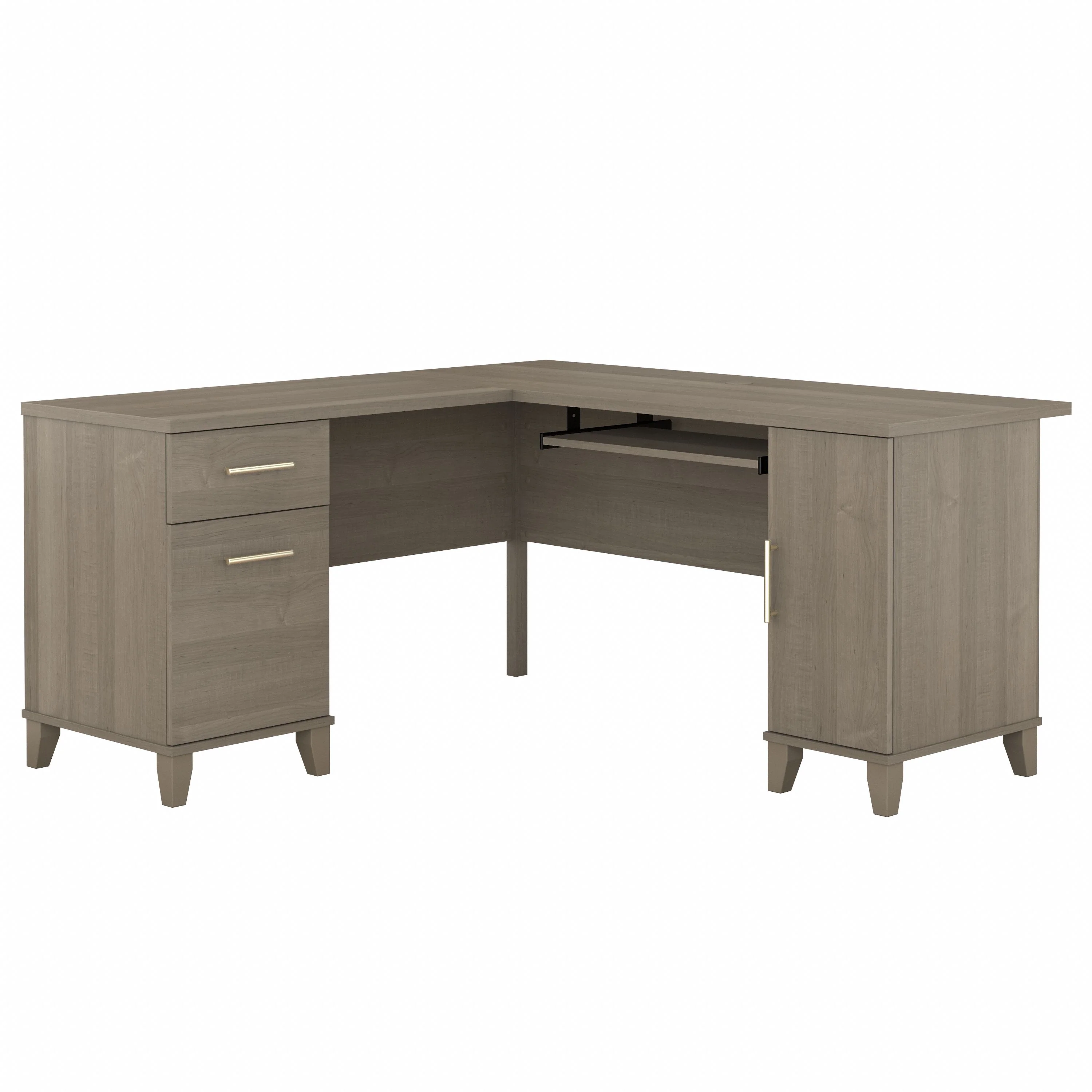 Somerset 60W L Shaped Desk with Storage