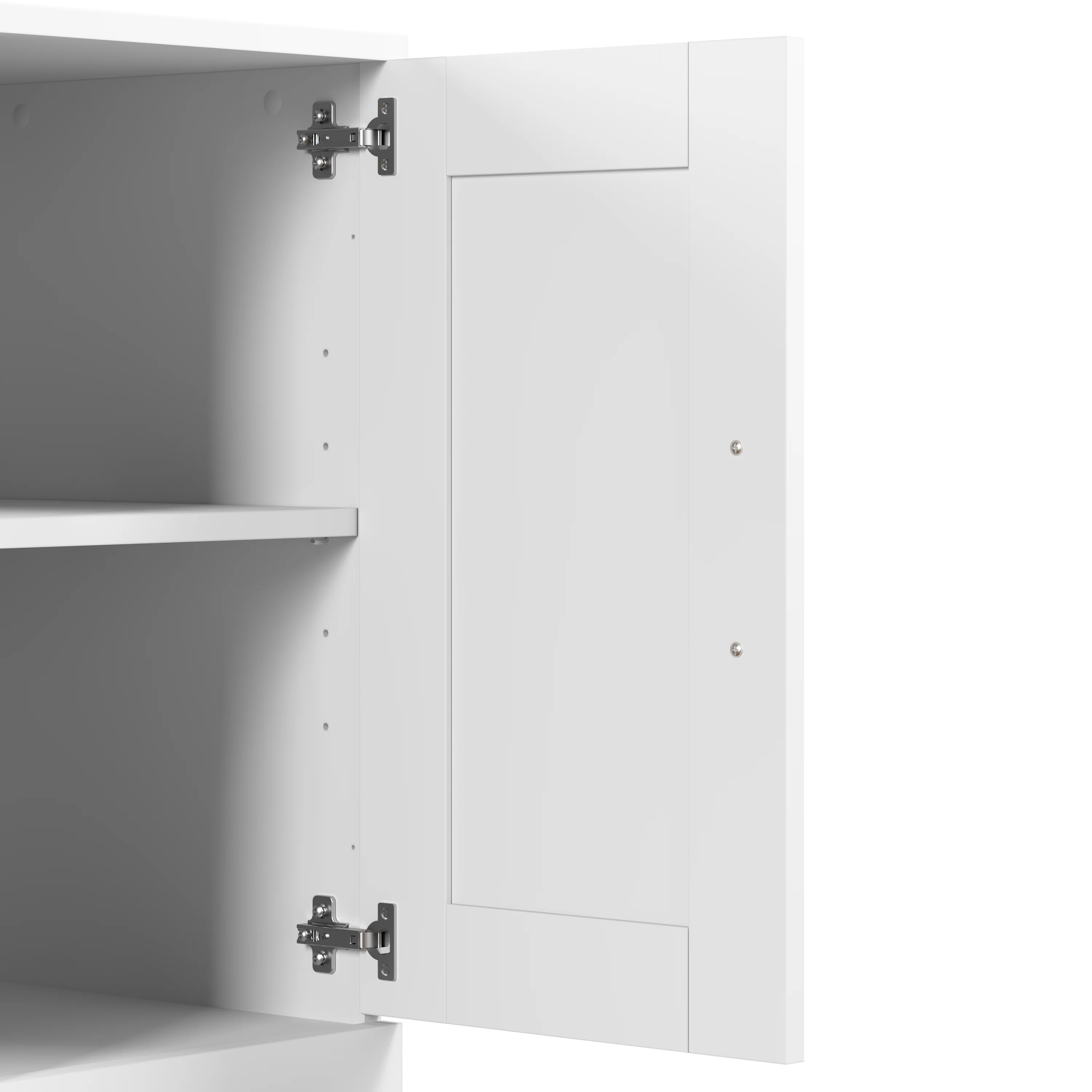 Hampton Heights 48W Bookshelf with Doors