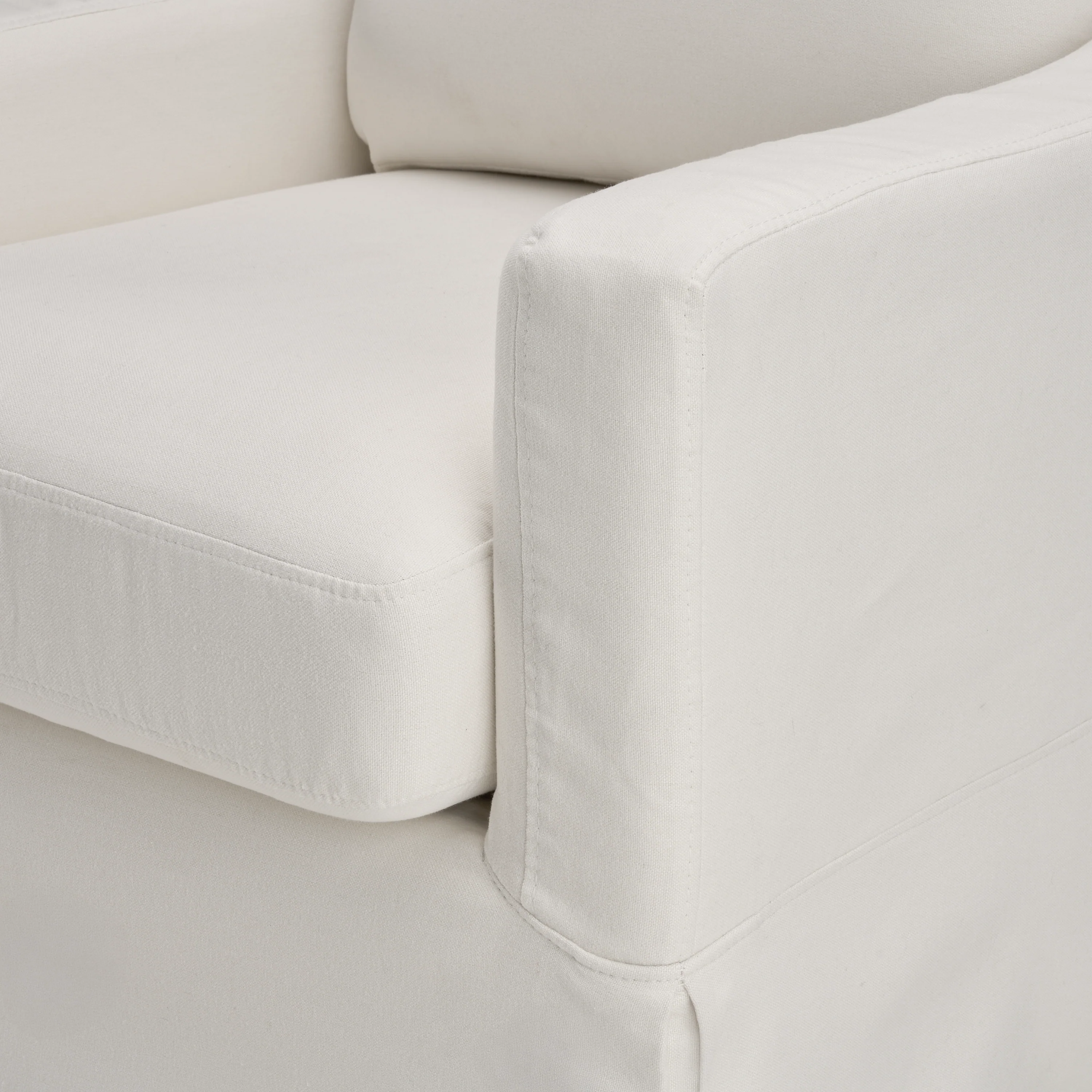 Bush Home Harper Swivel Accent Chair with Slipcover