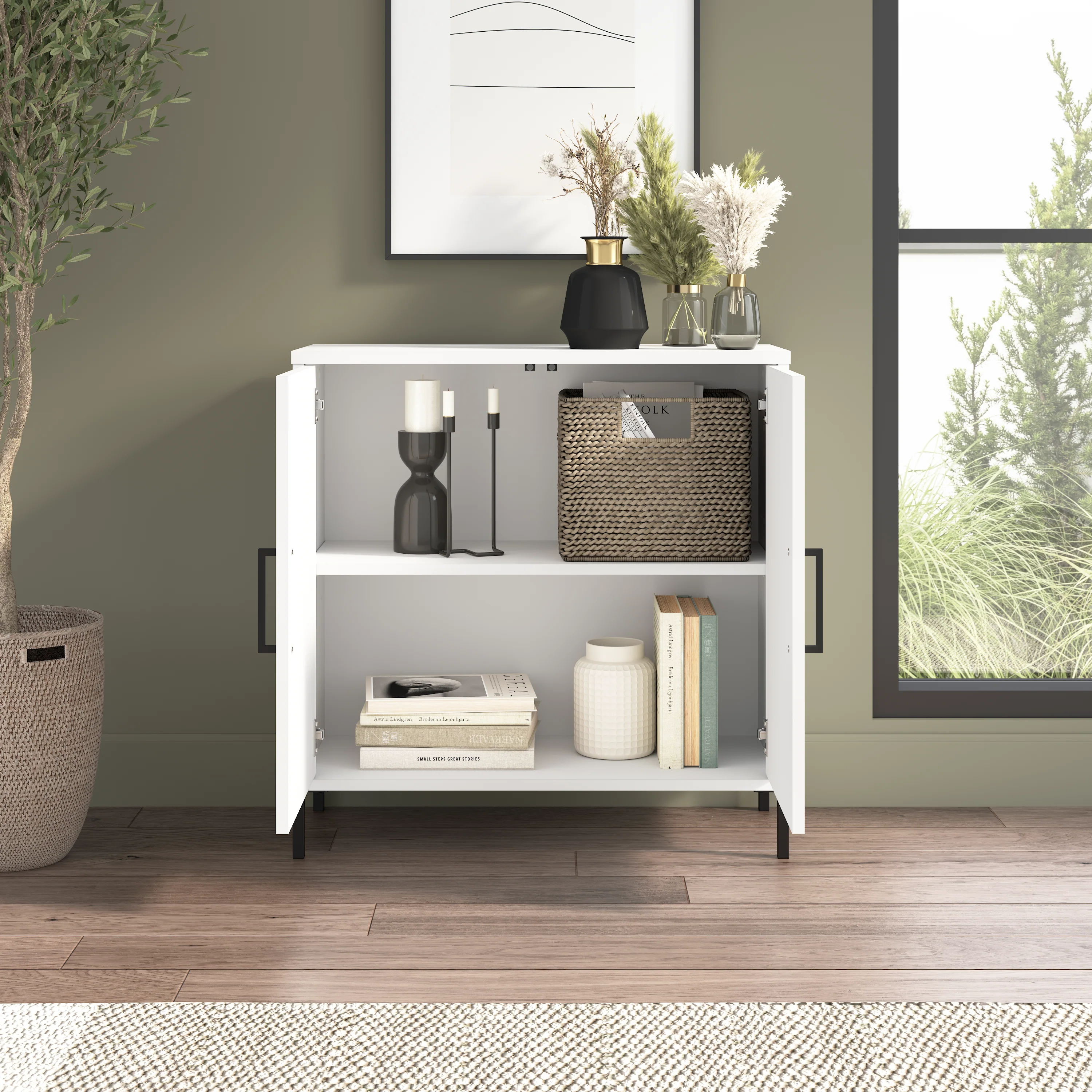 Soho Low Storage Cabinet with Doors
