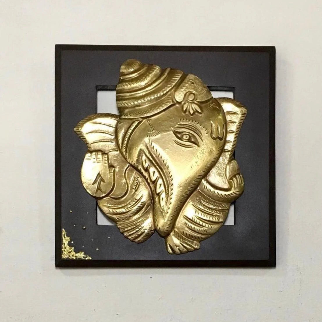 Shank Ganesha Wall Hanging - Wall Decor